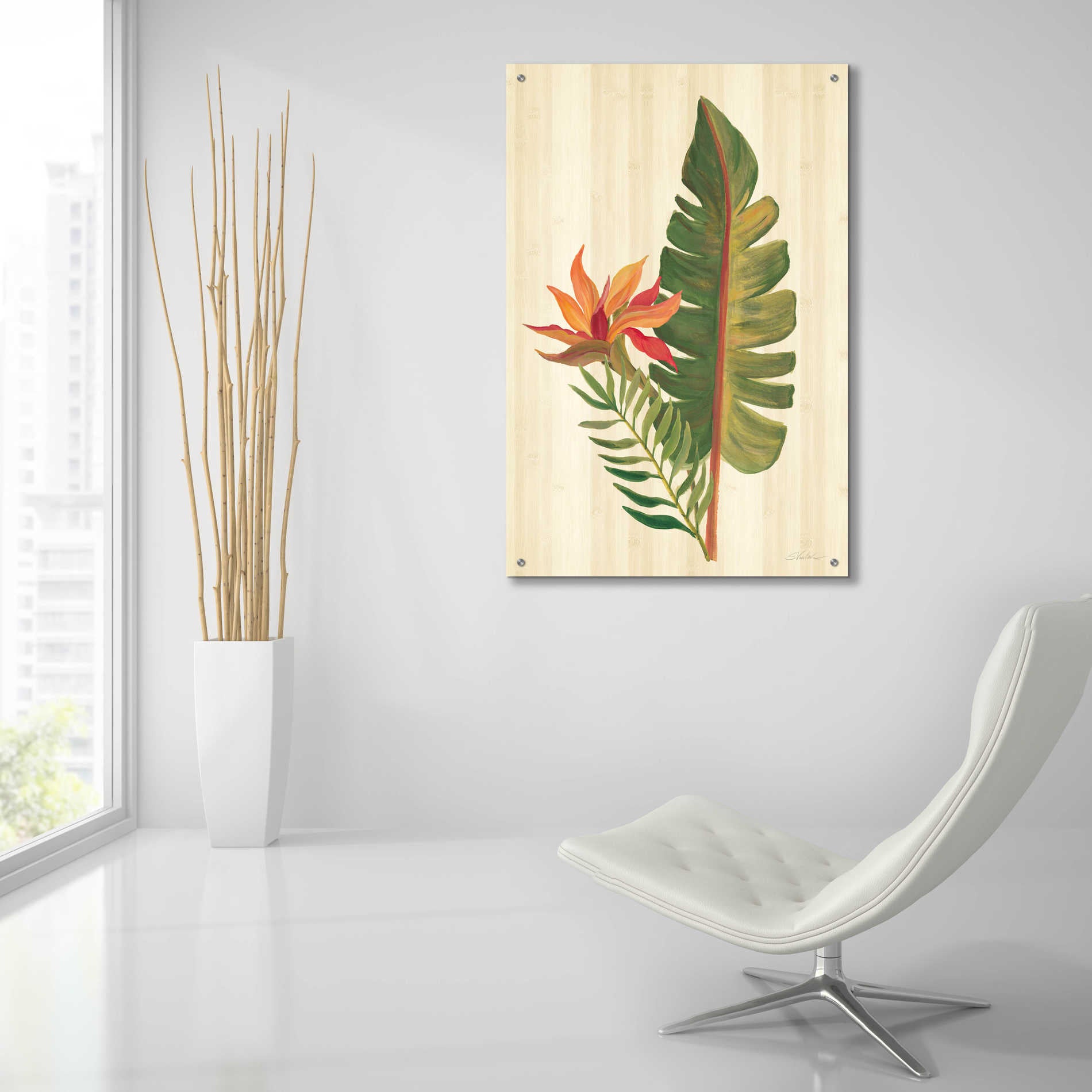 Epic Art 'Tropical Garden VI' by Silvia Vassileva, Acrylic Glass Wall Art,24x36