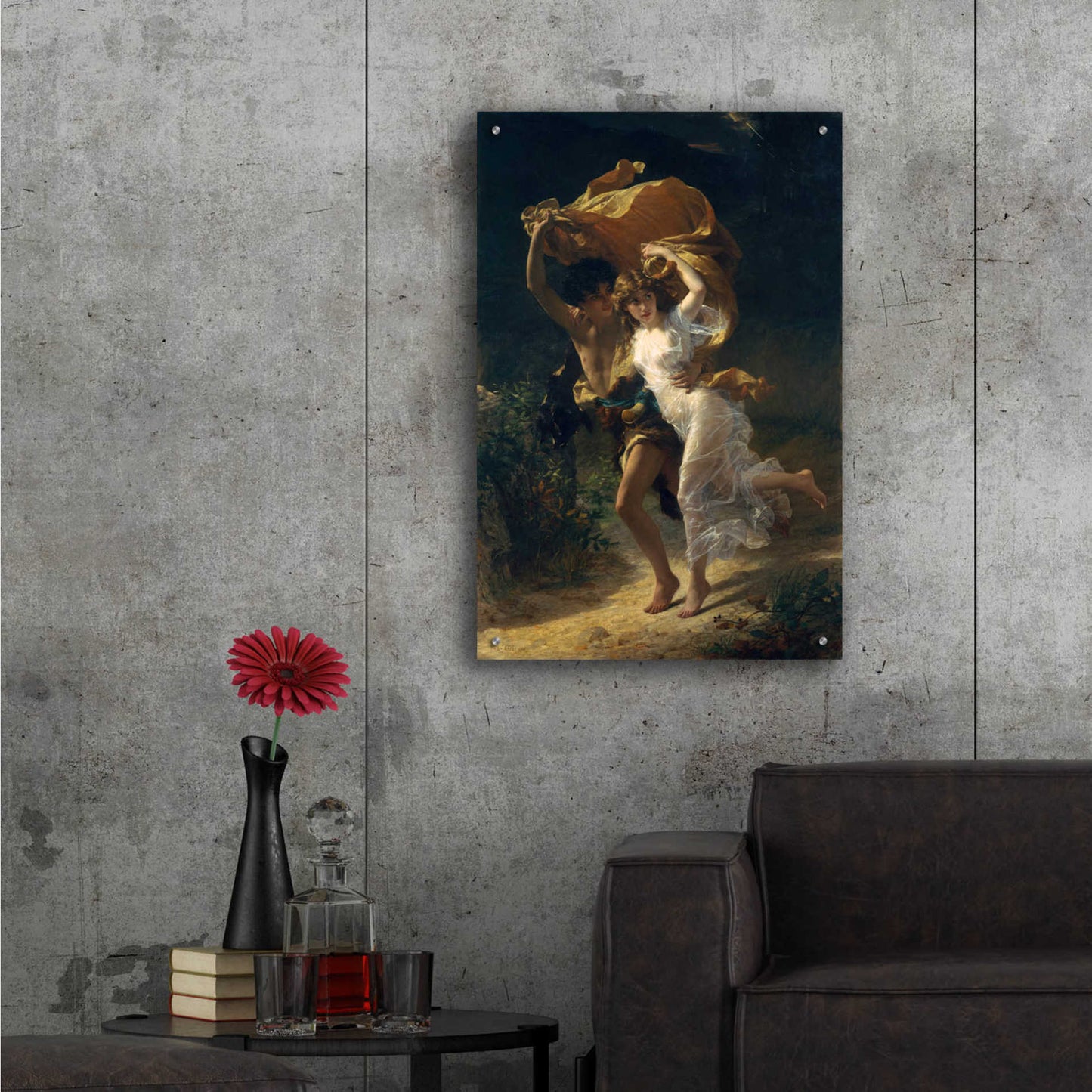 Epic Art 'The Storm' by Pierre Auguste Cot, Acrylic Glass Wall Art,24x36