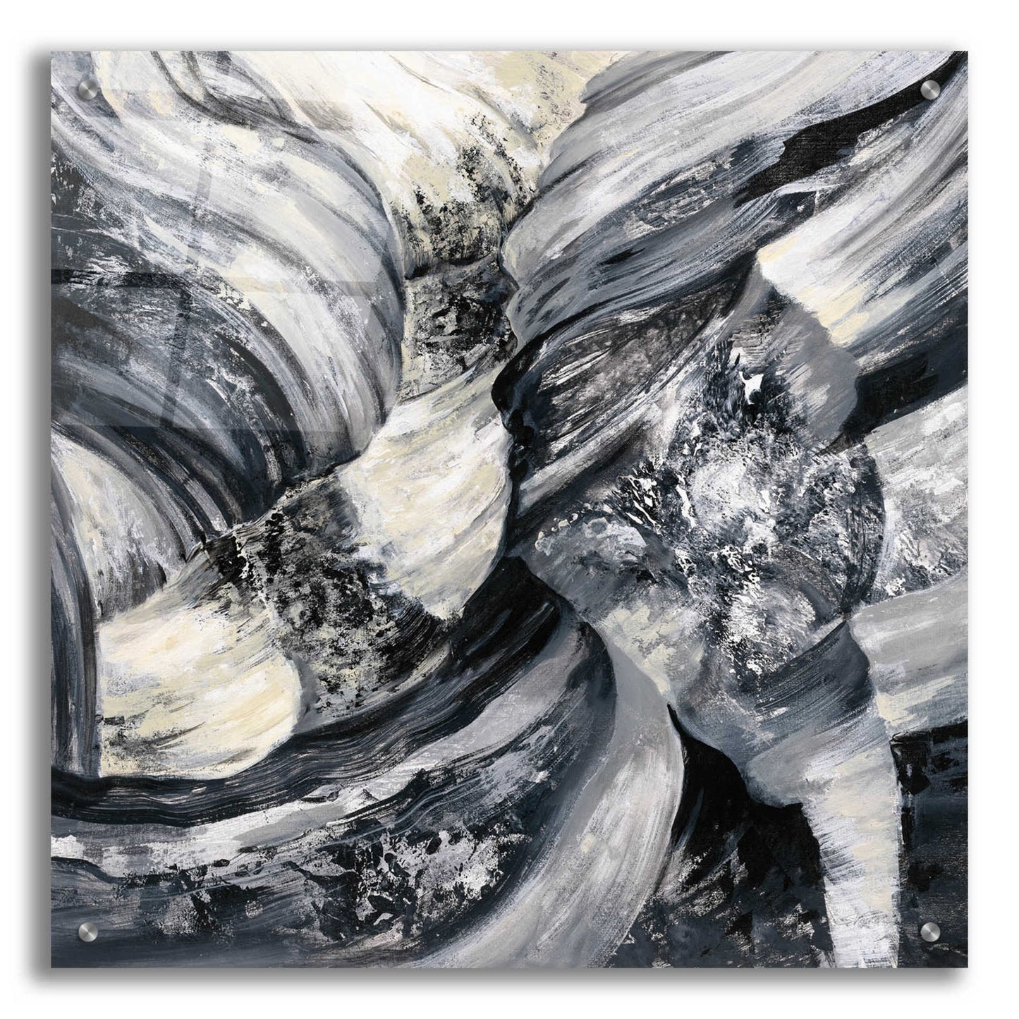 Epic Art 'Graphic Canyon I' by Silvia Vassileva, Acrylic Glass Wall Art,24x24