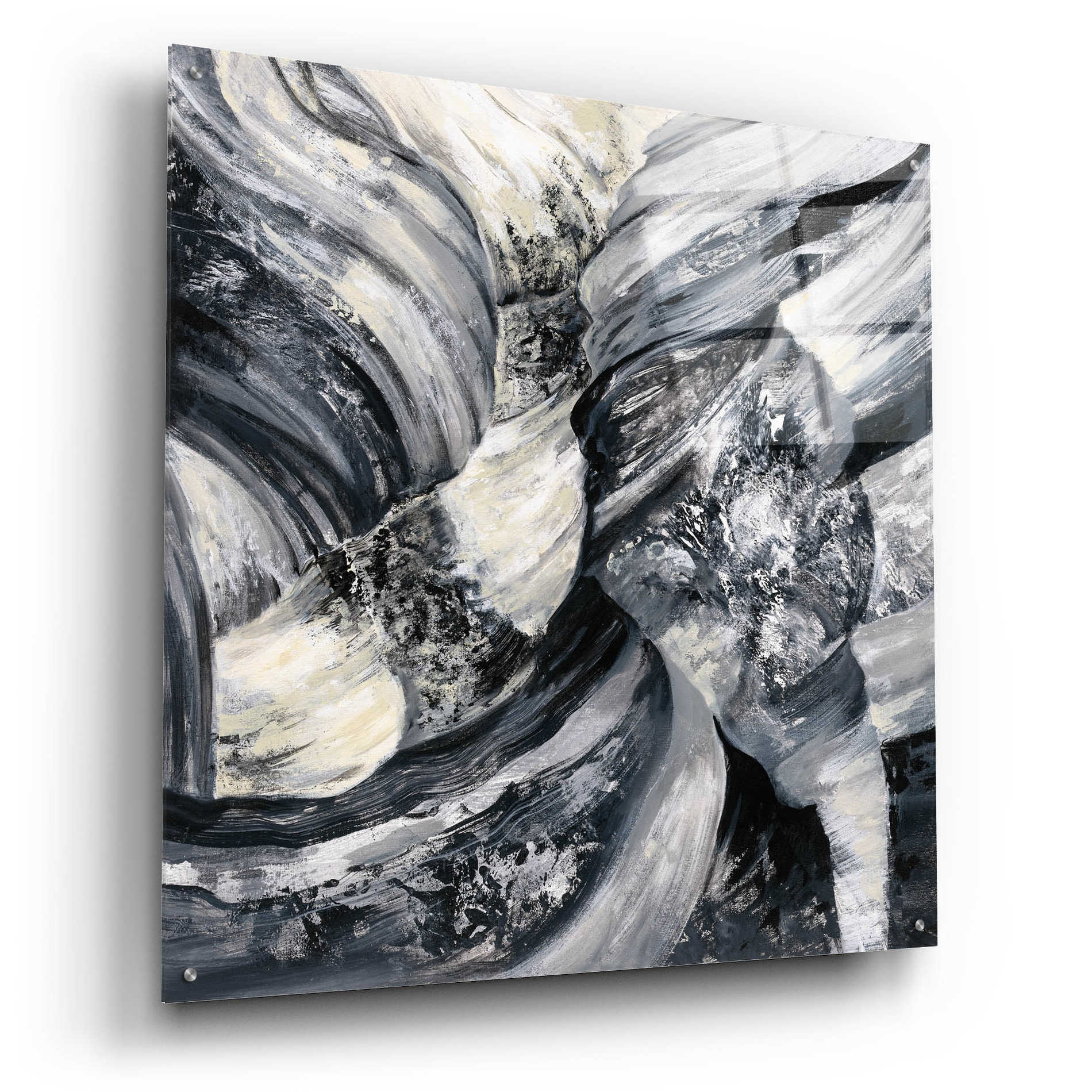 Epic Art 'Graphic Canyon I' by Silvia Vassileva, Acrylic Glass Wall Art,36x36