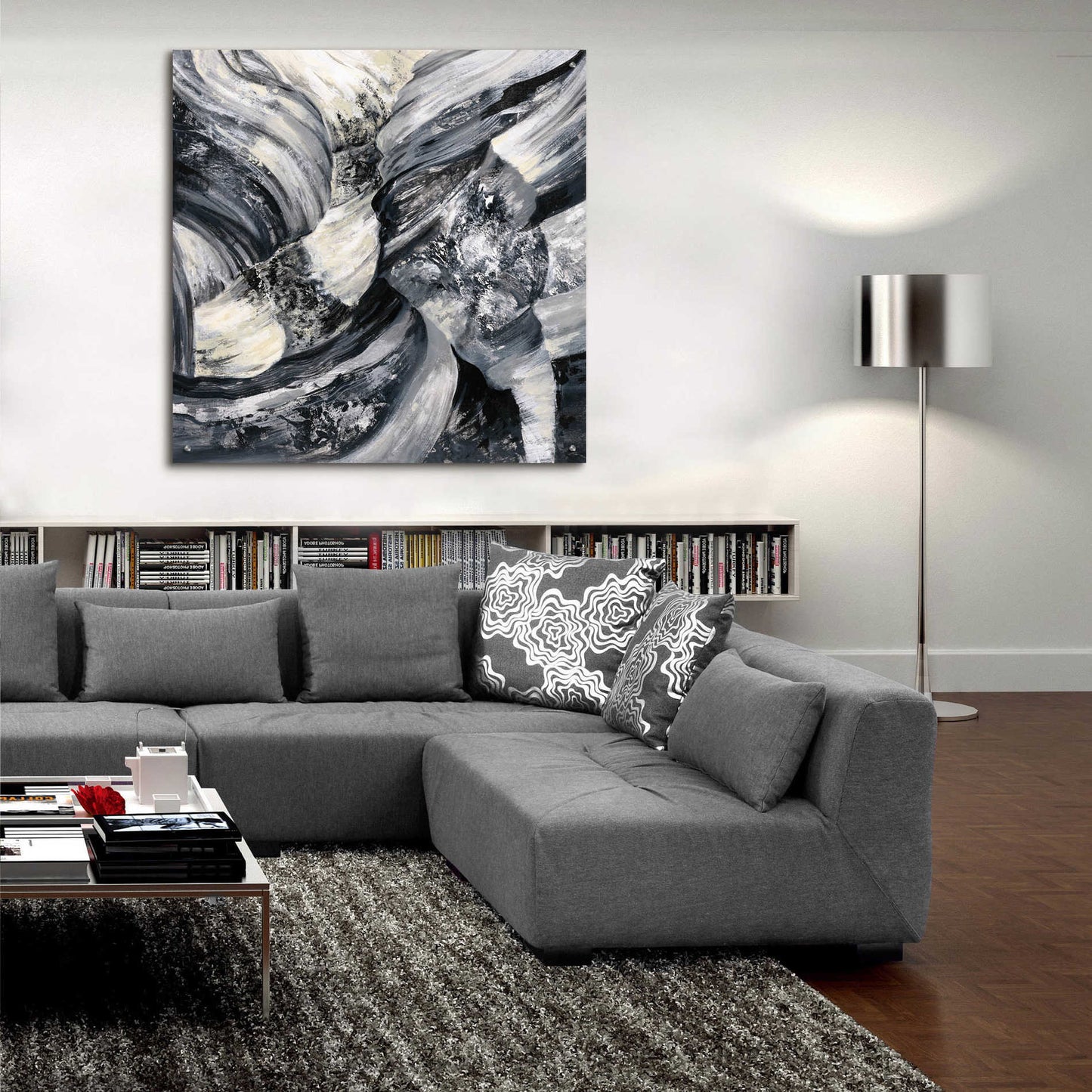 Epic Art 'Graphic Canyon I' by Silvia Vassileva, Acrylic Glass Wall Art,36x36