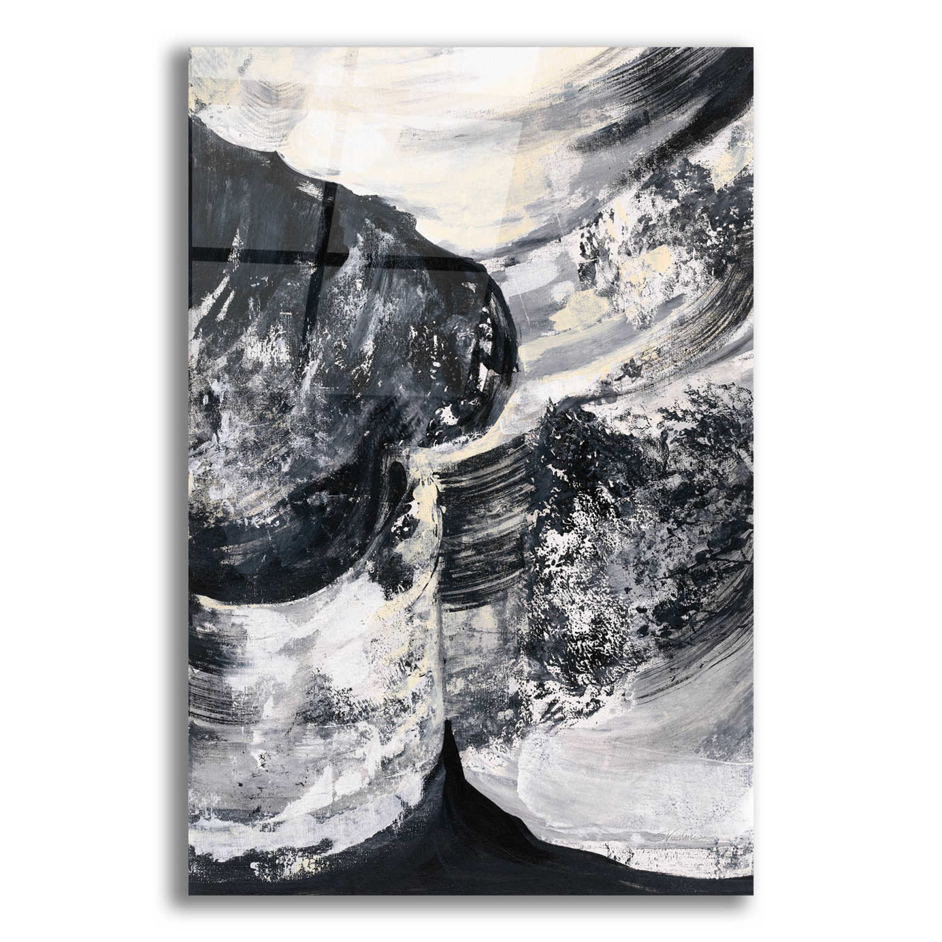 Epic Art 'Graphic Canyon II' by Silvia Vassileva, Acrylic Glass Wall Art