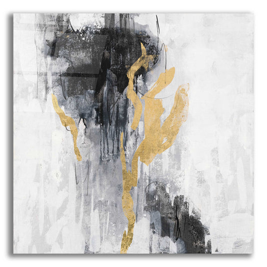 Epic Art 'Golden Rain II' by Silvia Vassileva, Acrylic Glass Wall Art