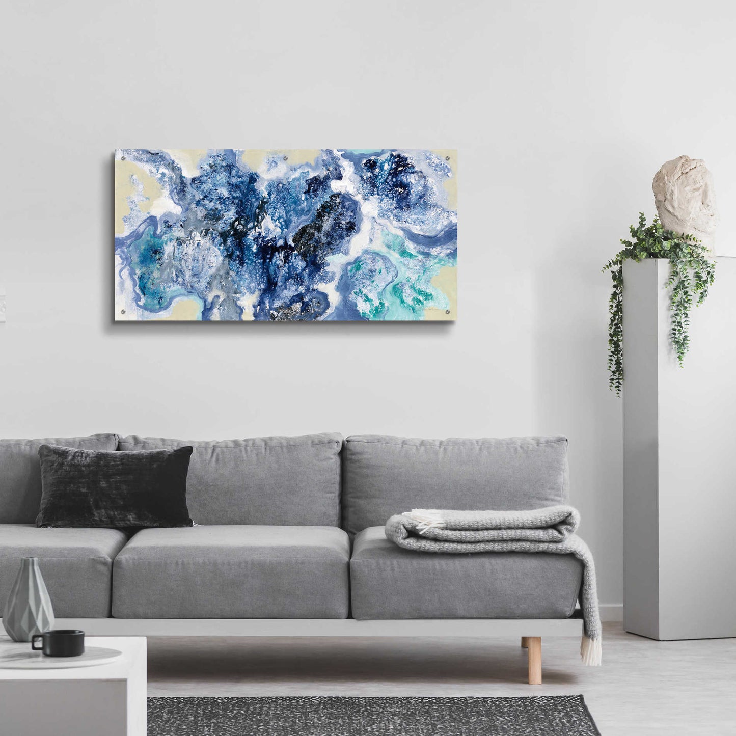 Epic Art 'Low Tide Reflections' by Silvia Vassileva, Acrylic Glass Wall Art,48x24