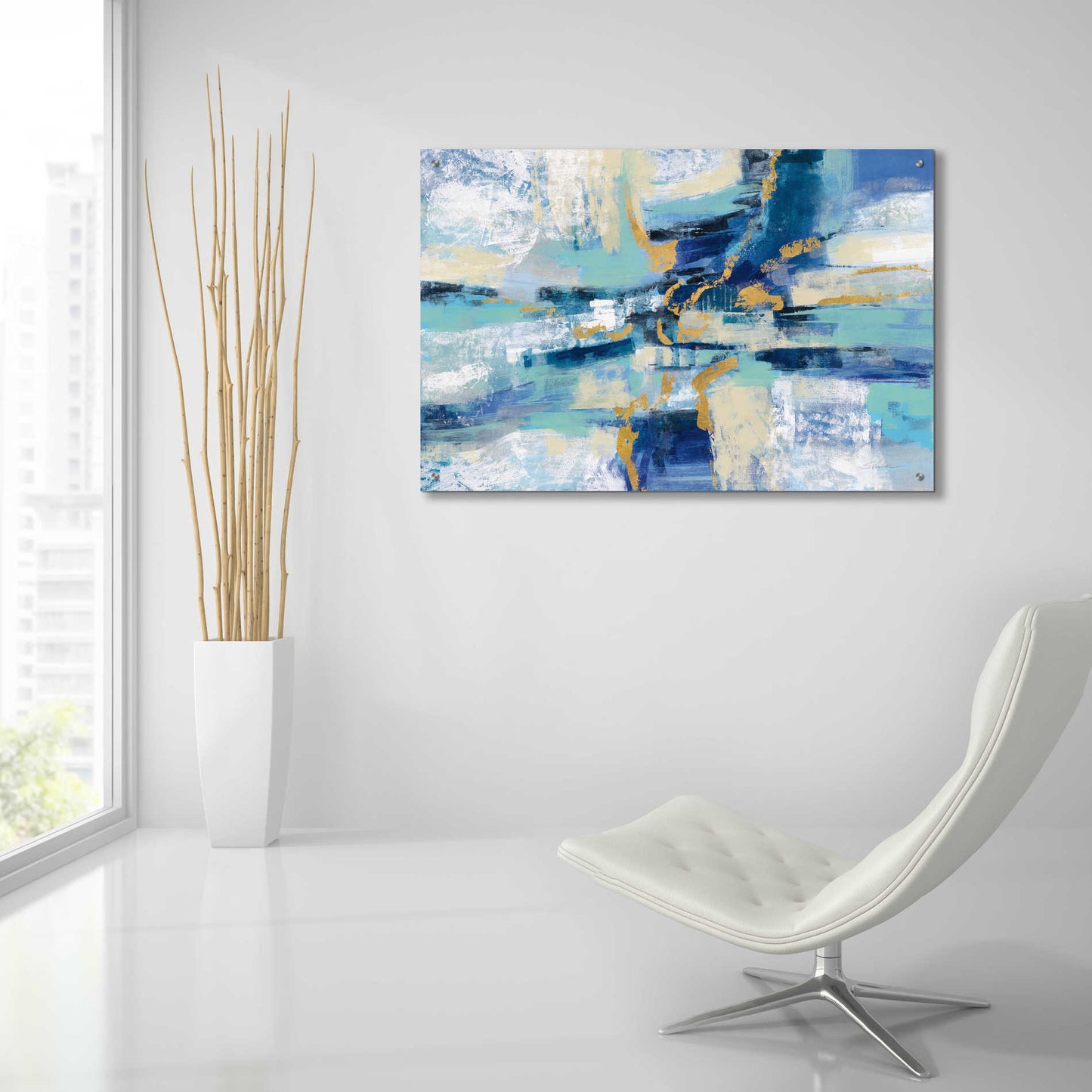 Epic Art 'Wave Breaker' by Silvia Vassileva, Acrylic Glass Wall Art,36x24