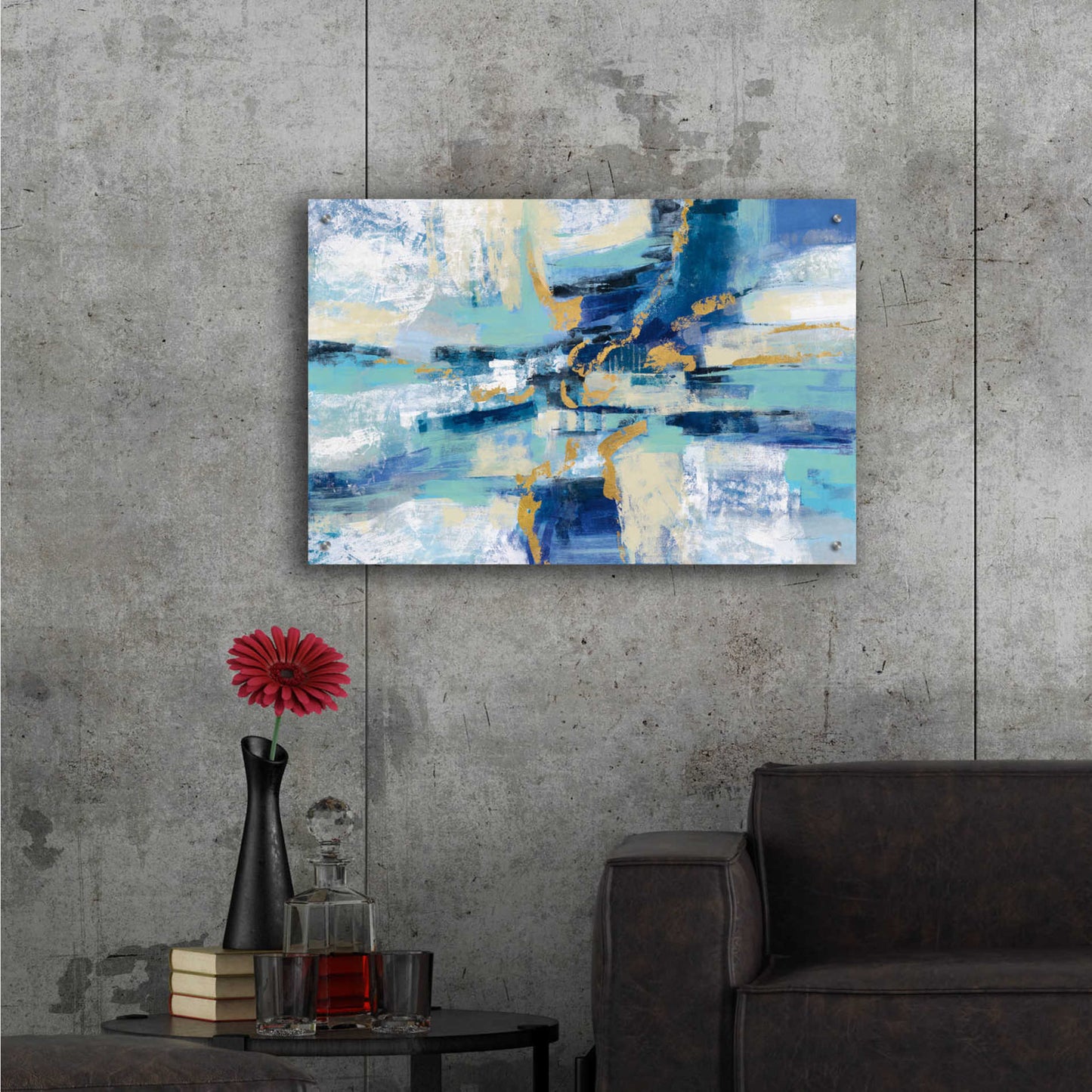 Epic Art 'Wave Breaker' by Silvia Vassileva, Acrylic Glass Wall Art,36x24