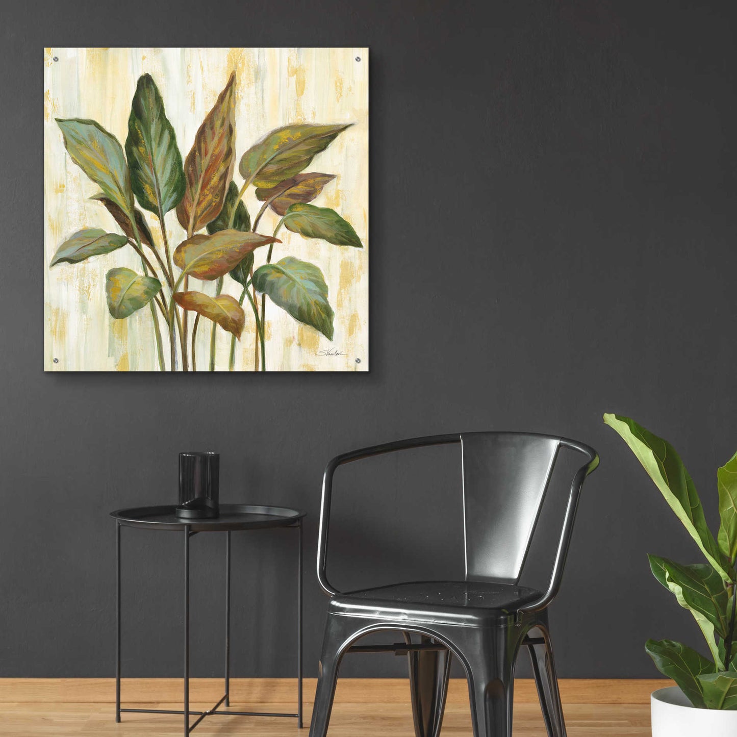 Epic Art 'Fall Greenhouse Leaves' by Silvia Vassileva, Acrylic Glass Wall Art,36x36