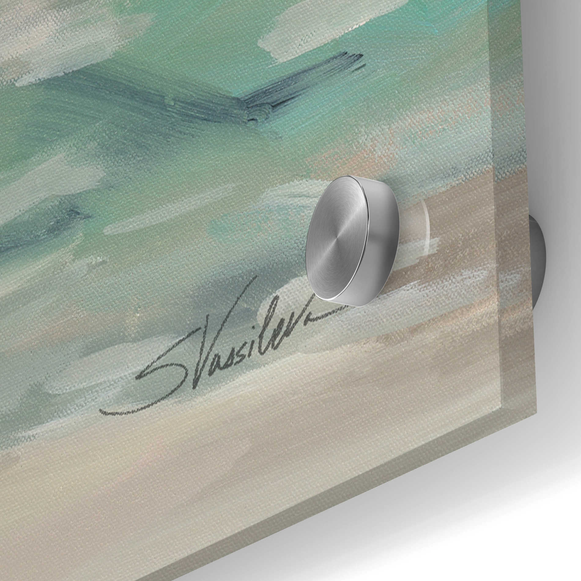 Epic Art 'Pastel Tide' by Silvia Vassileva, Acrylic Glass Wall Art,36x36