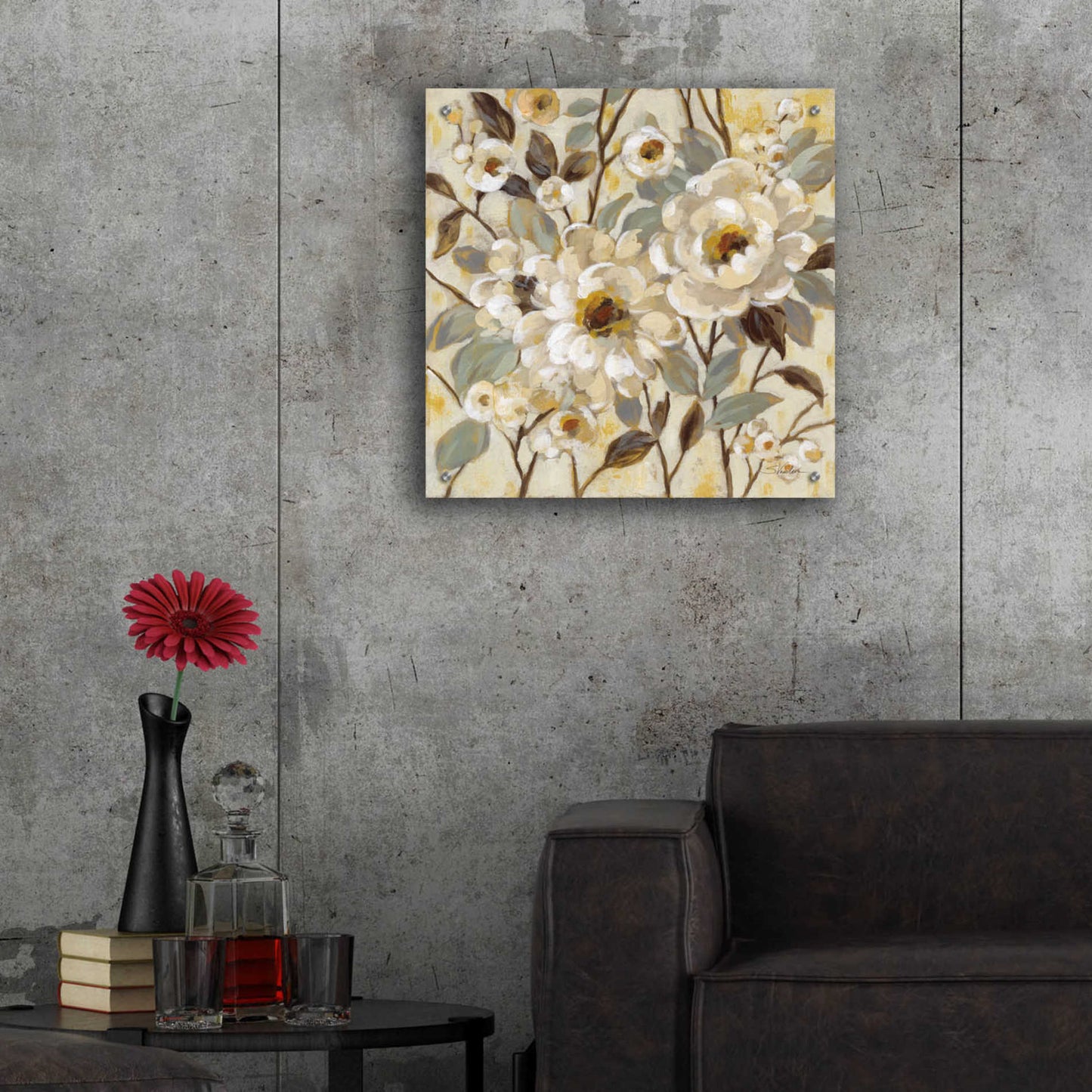 Epic Art 'Golden Nature' by Silvia Vassileva, Acrylic Glass Wall Art,24x24