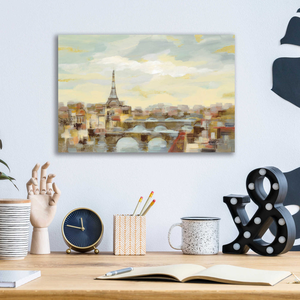 Epic Art 'Paris Afternoon' by Silvia Vassileva, Acrylic Glass Wall Art,16x12