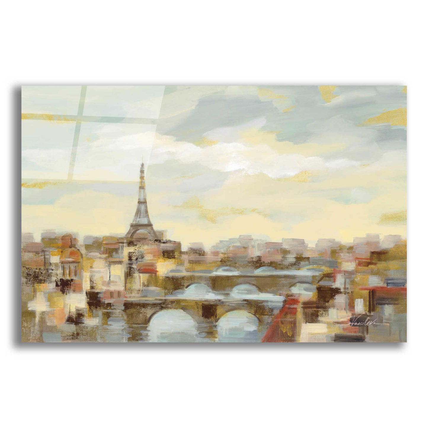 Epic Art 'Paris Afternoon' by Silvia Vassileva, Acrylic Glass Wall Art,24x16