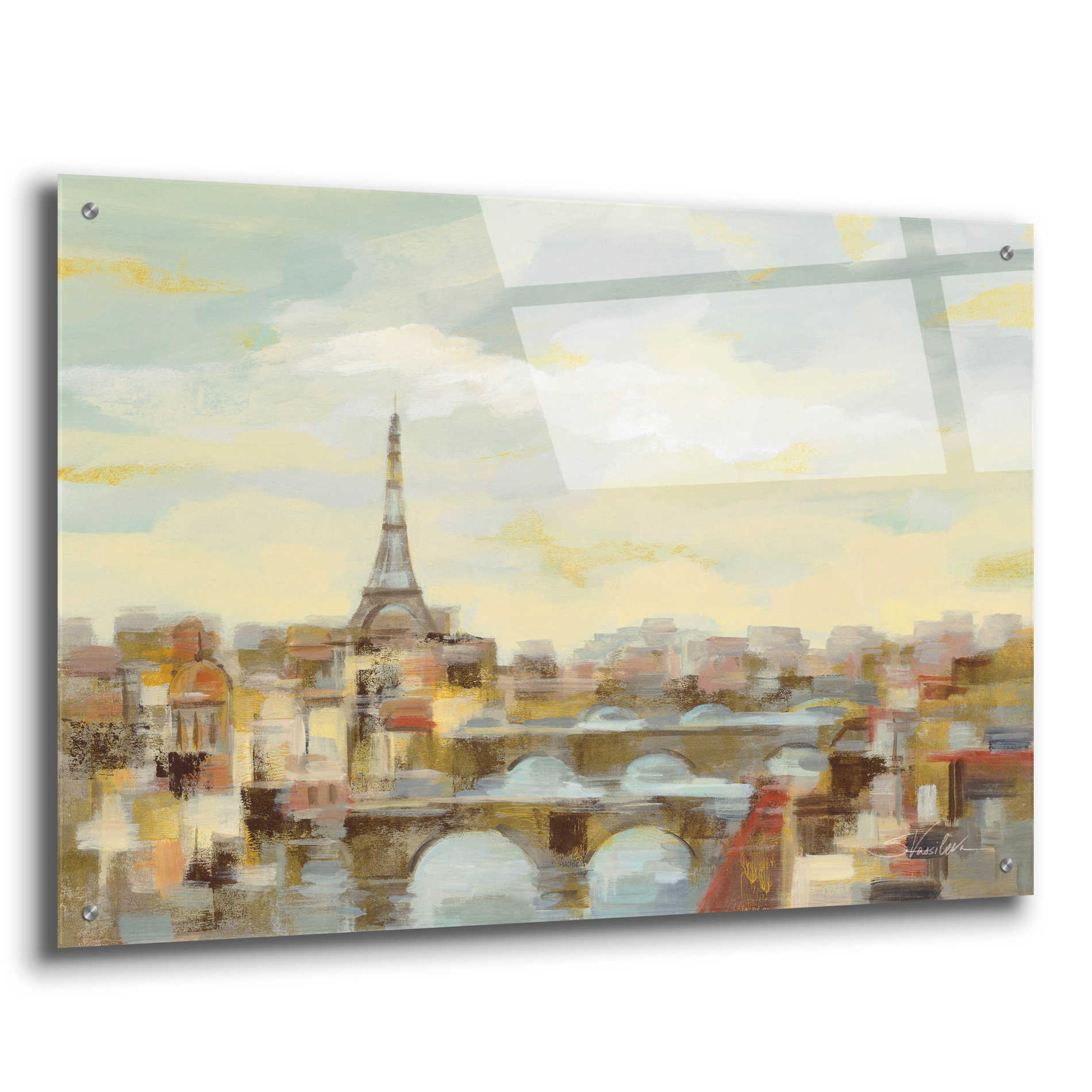 Epic Art 'Paris Afternoon' by Silvia Vassileva, Acrylic Glass Wall Art,36x24