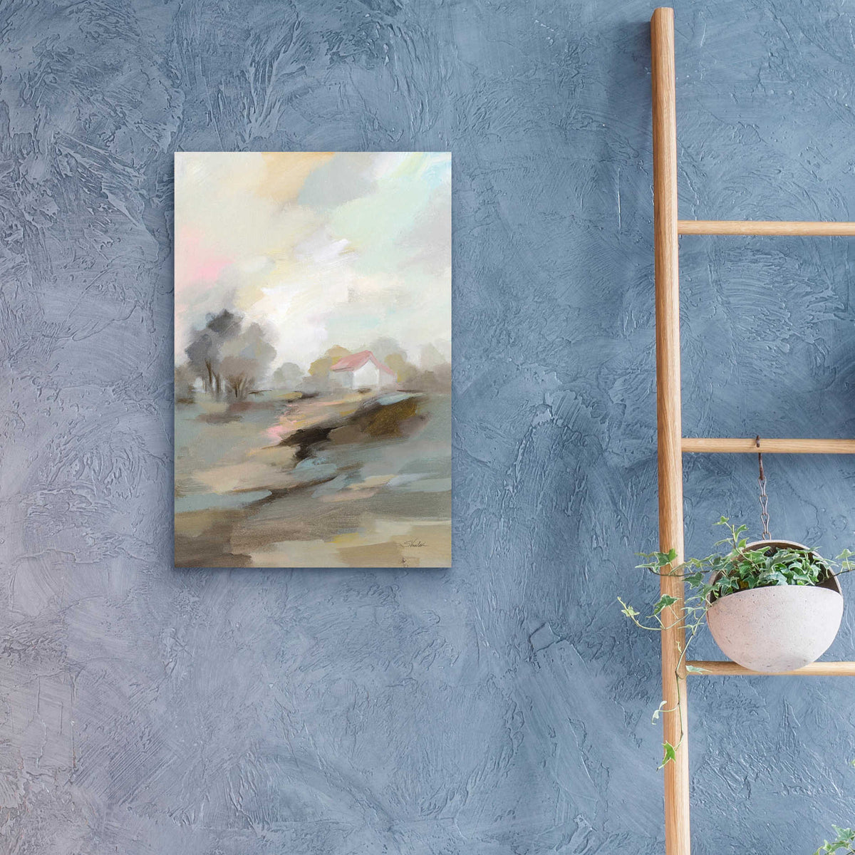 Epic Art 'Farm in April' by Silvia Vassileva, Acrylic Glass Wall Art,16x24