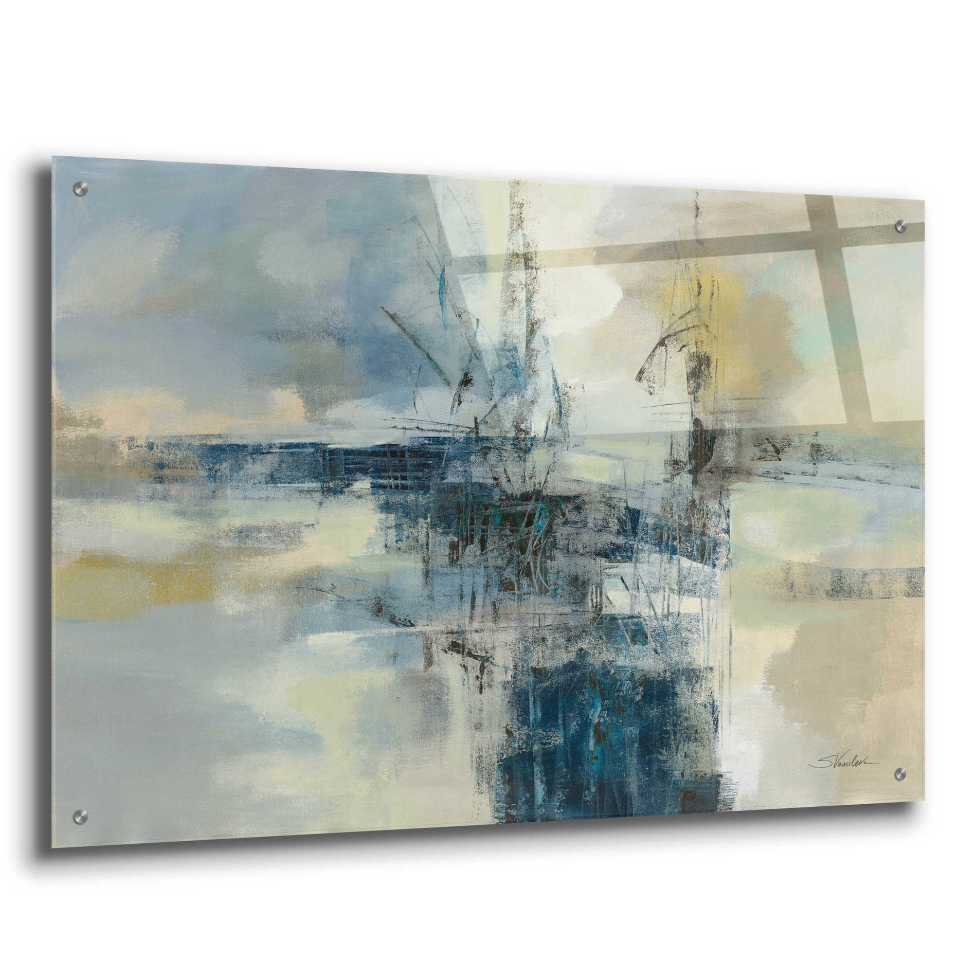 Epic Art 'Sea Port' by Silvia Vassileva, Acrylic Glass Wall Art,36x24