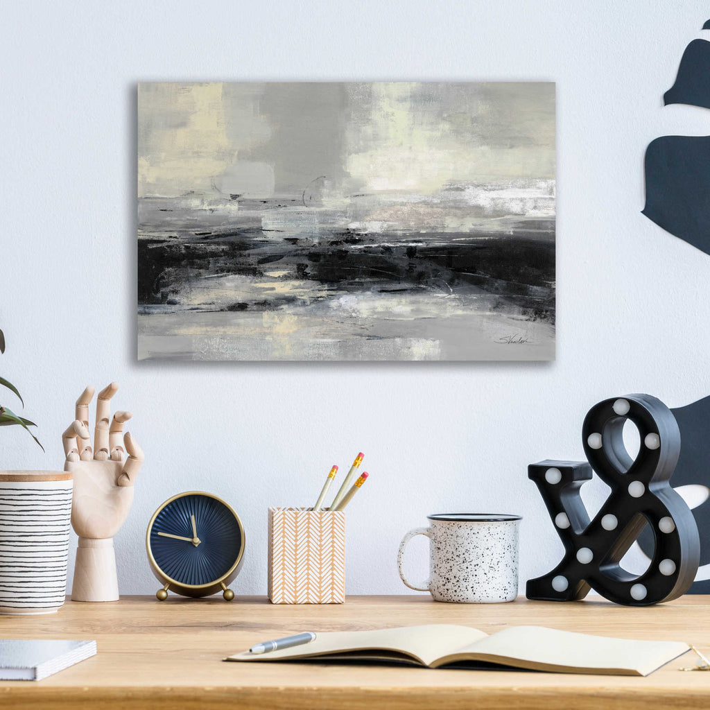 Epic Art 'Winter Road' by Silvia Vassileva, Acrylic Glass Wall Art,16x12
