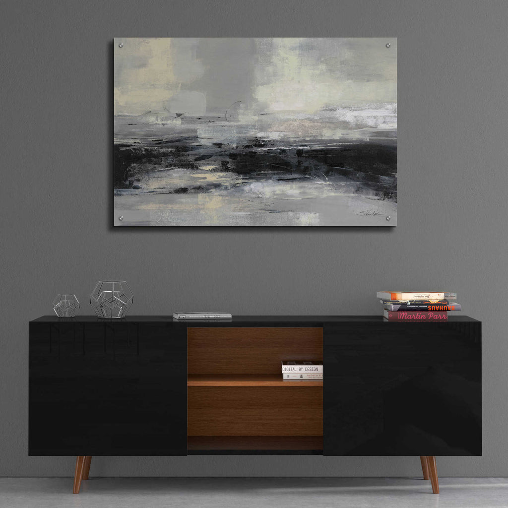 Epic Art 'Winter Road' by Silvia Vassileva, Acrylic Glass Wall Art,36x24
