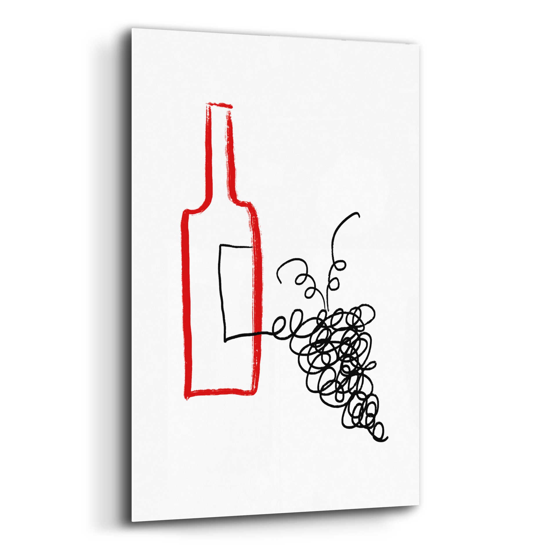 Epic Art 'A Good Wine' by Cesare Bellassai, Acrylic Glass Wall Art,12x16