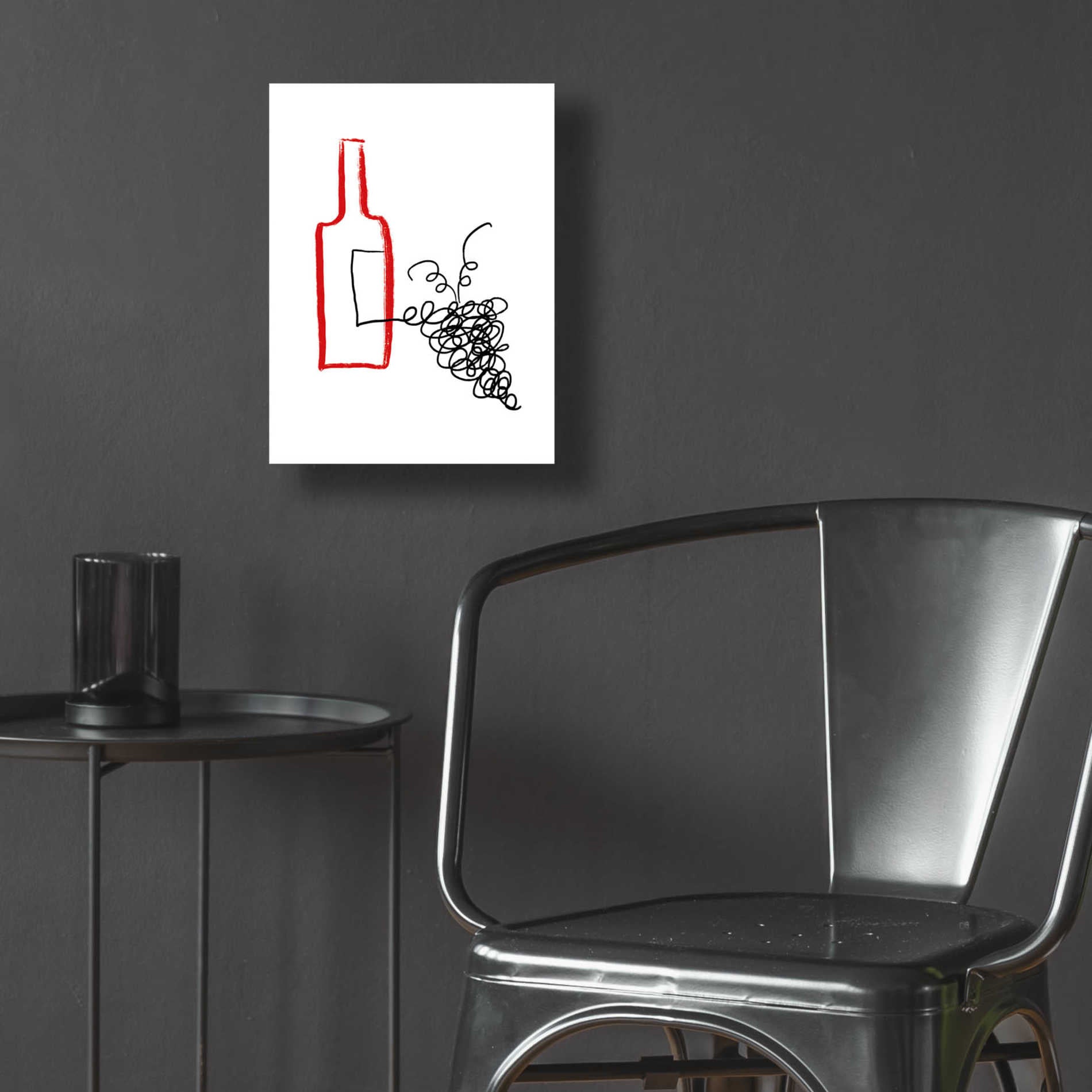 Epic Art 'A Good Wine' by Cesare Bellassai, Acrylic Glass Wall Art,12x16