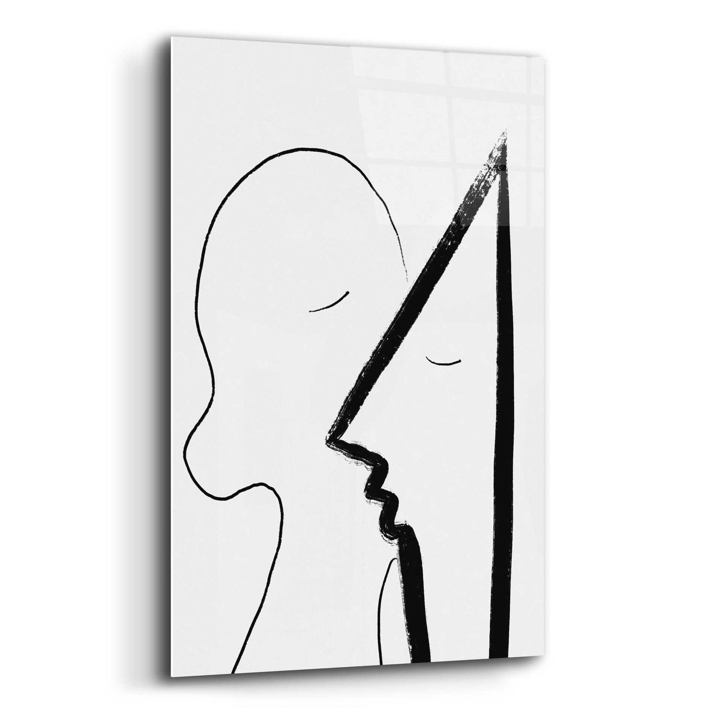 Epic Art 'A Sweet Kiss' by Cesare Bellassai, Acrylic Glass Wall Art,16x24