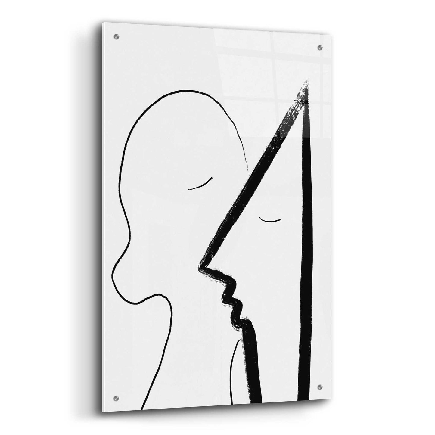 Epic Art 'A Sweet Kiss' by Cesare Bellassai, Acrylic Glass Wall Art,24x36