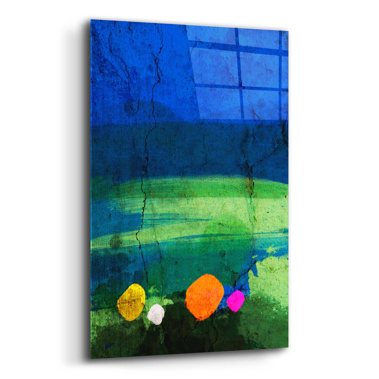 Epic Art 'A Walk in the Meadow' by Cesare Bellassai, Acrylic Glass Wall Art,12x16