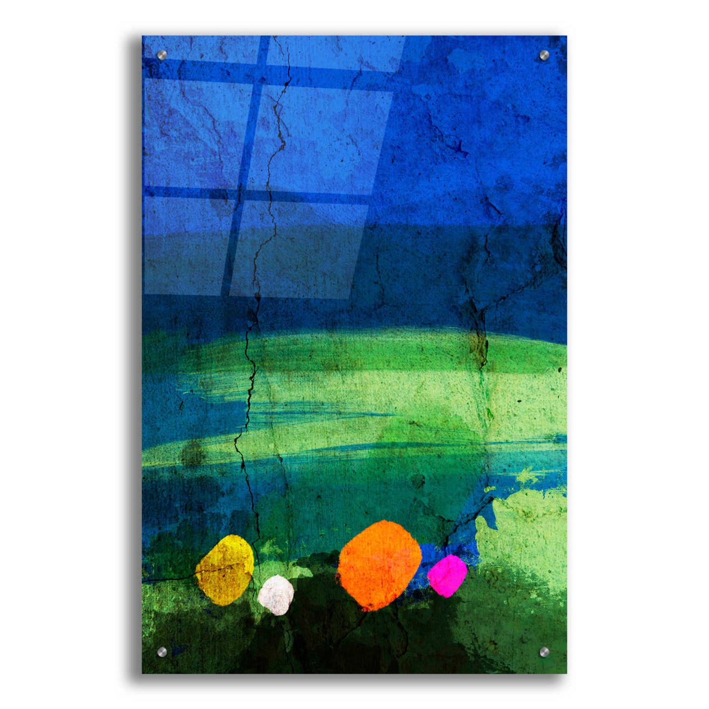 Epic Art 'A Walk in the Meadow' by Cesare Bellassai, Acrylic Glass Wall Art,24x36