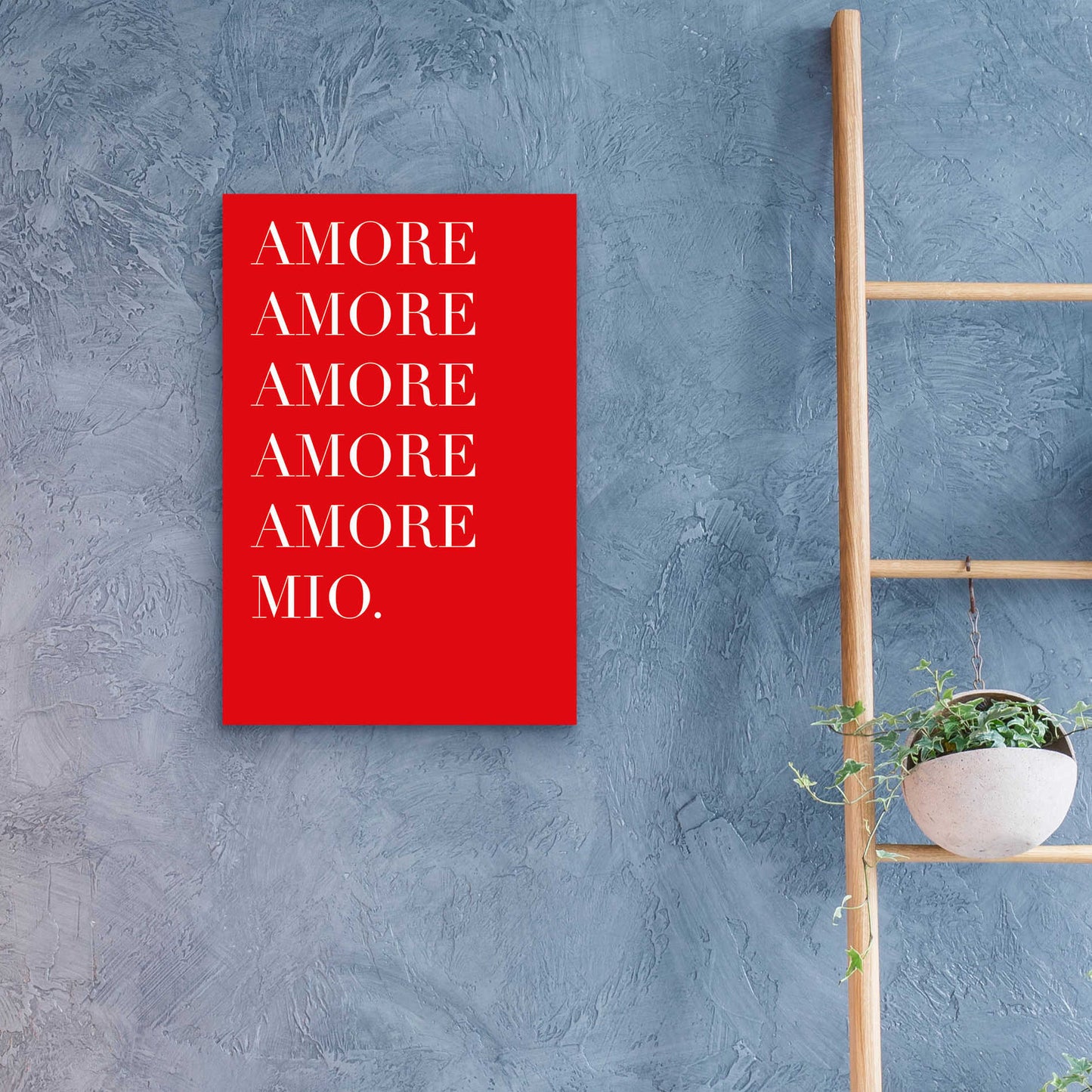 Epic Art 'Amore Mio Amore Mio' by Cesare Bellassai, Acrylic Glass Wall Art,16x24