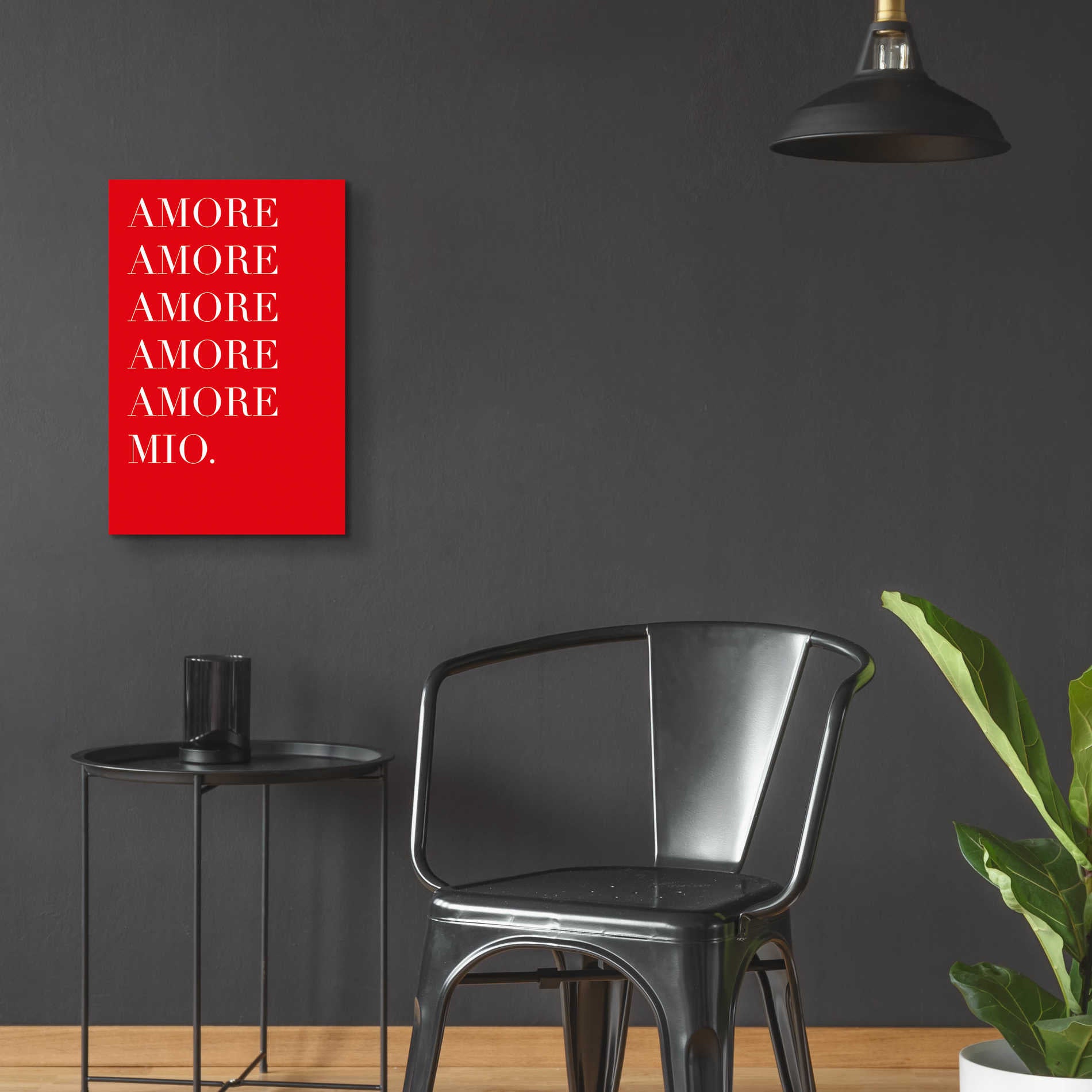 Epic Art 'Amore Mio Amore Mio' by Cesare Bellassai, Acrylic Glass Wall Art,16x24