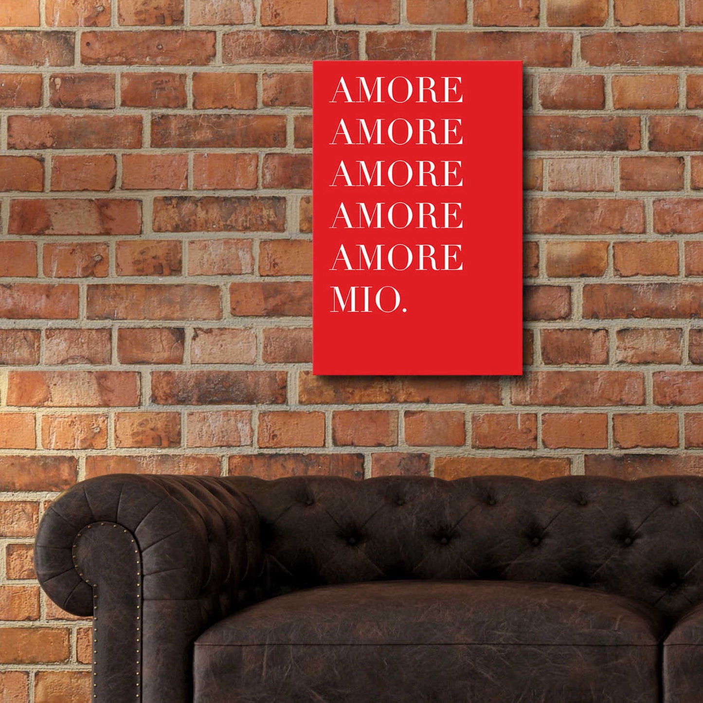 Epic Art 'Amore Mio Amore Mio' by Cesare Bellassai, Acrylic Glass Wall Art,16x24