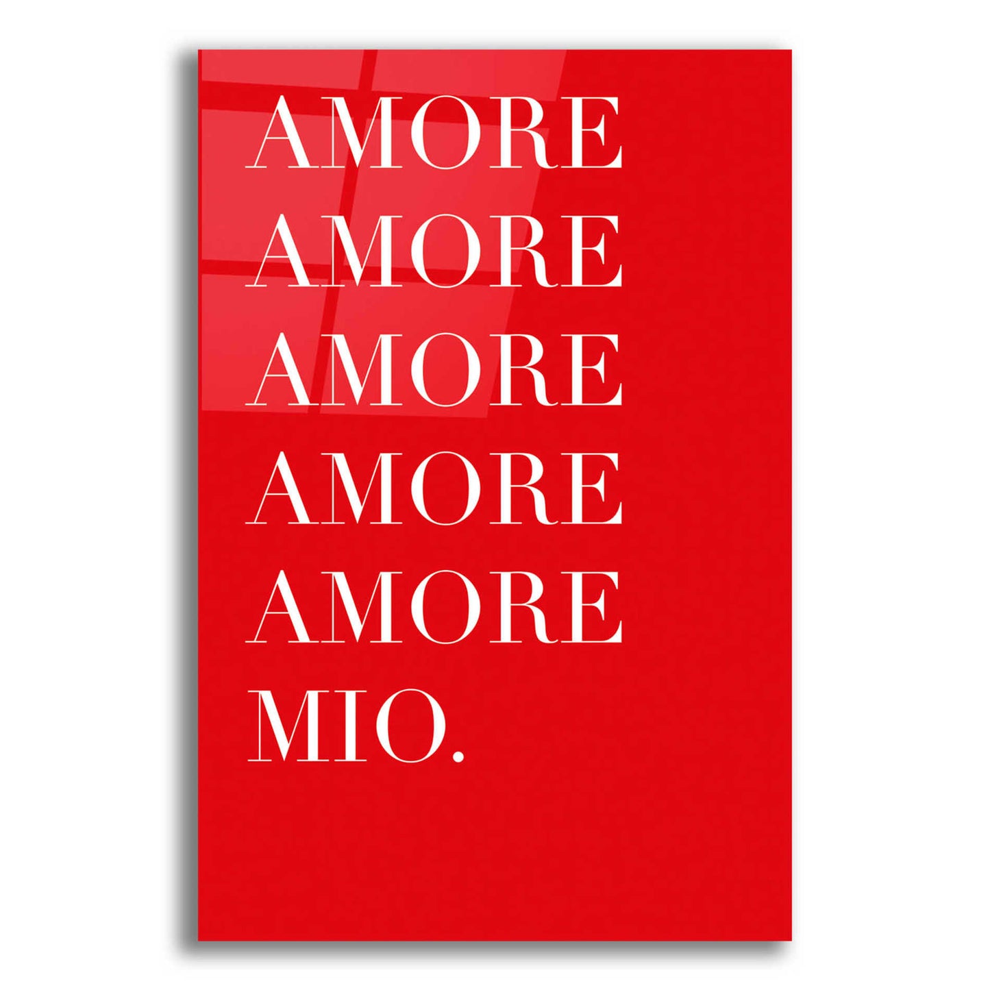 Epic Art 'Amore Mio Amore Mio' by Cesare Bellassai, Acrylic Glass Wall Art,16x24