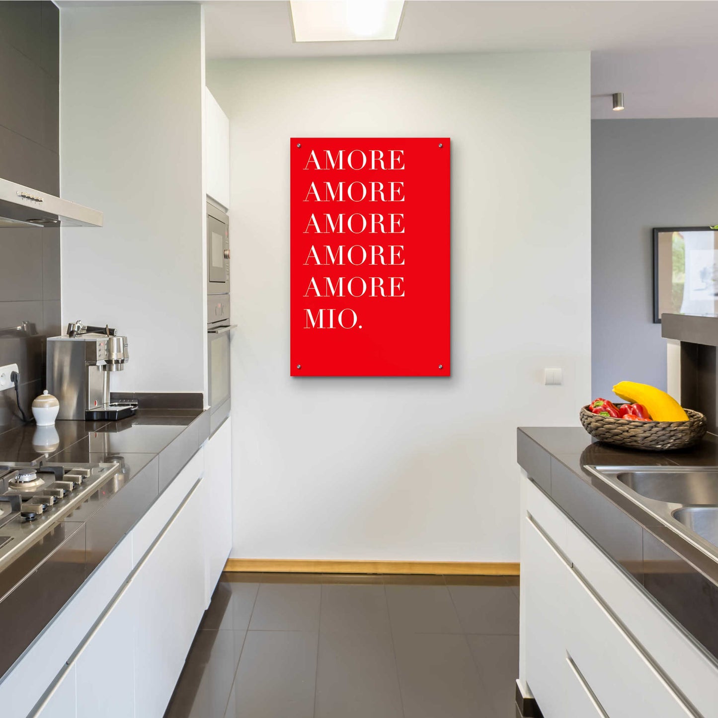 Epic Art 'Amore Mio Amore Mio' by Cesare Bellassai, Acrylic Glass Wall Art,24x36