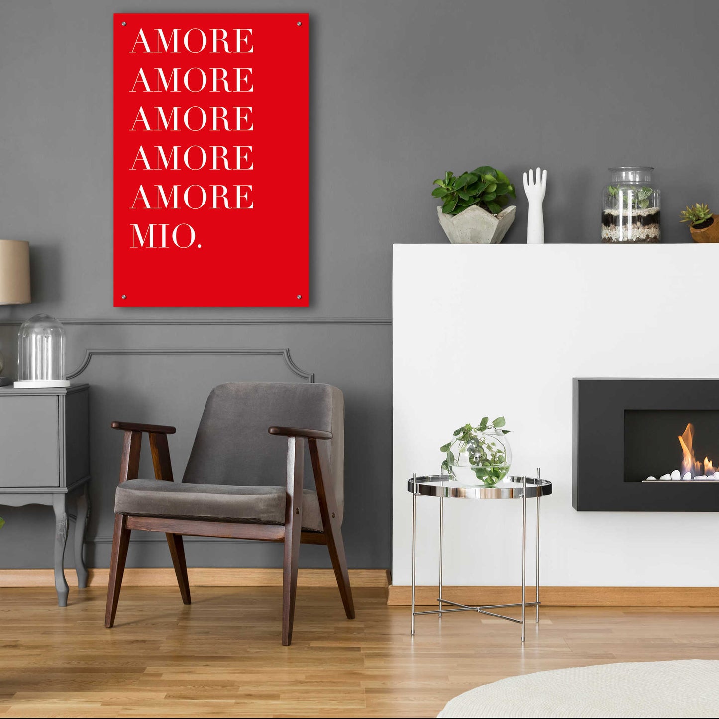 Epic Art 'Amore Mio Amore Mio' by Cesare Bellassai, Acrylic Glass Wall Art,24x36