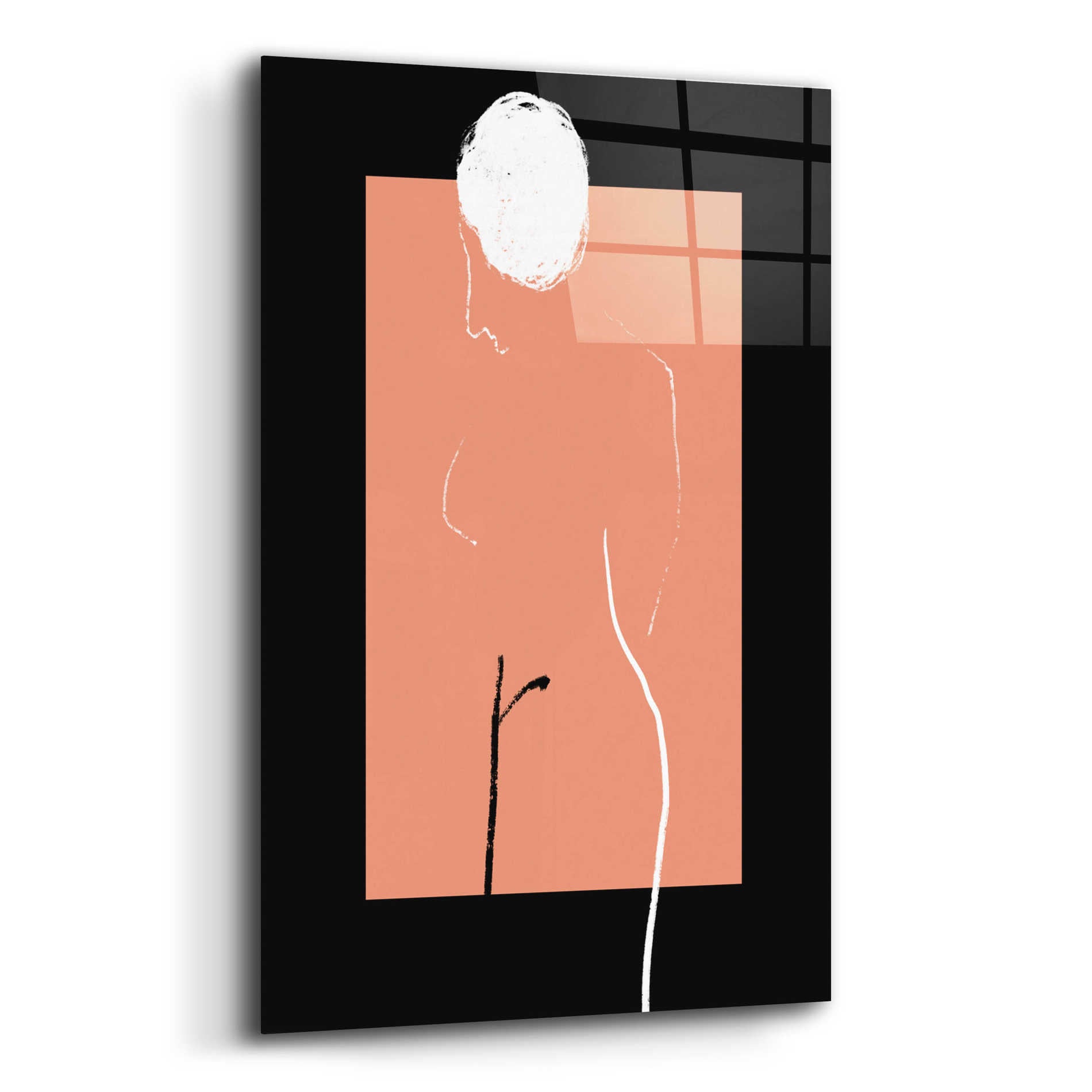 Epic Art 'Artistic Nude' by Cesare Bellassai, Acrylic Glass Wall Art,16x24