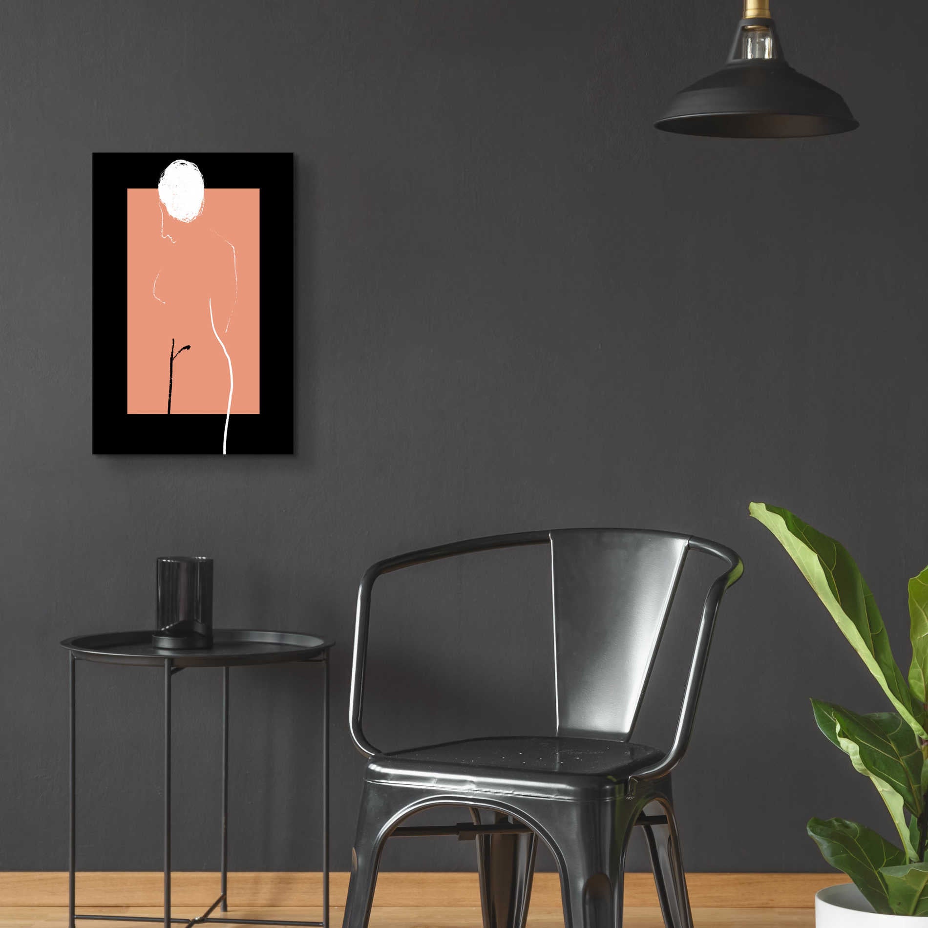 Epic Art 'Artistic Nude' by Cesare Bellassai, Acrylic Glass Wall Art,16x24