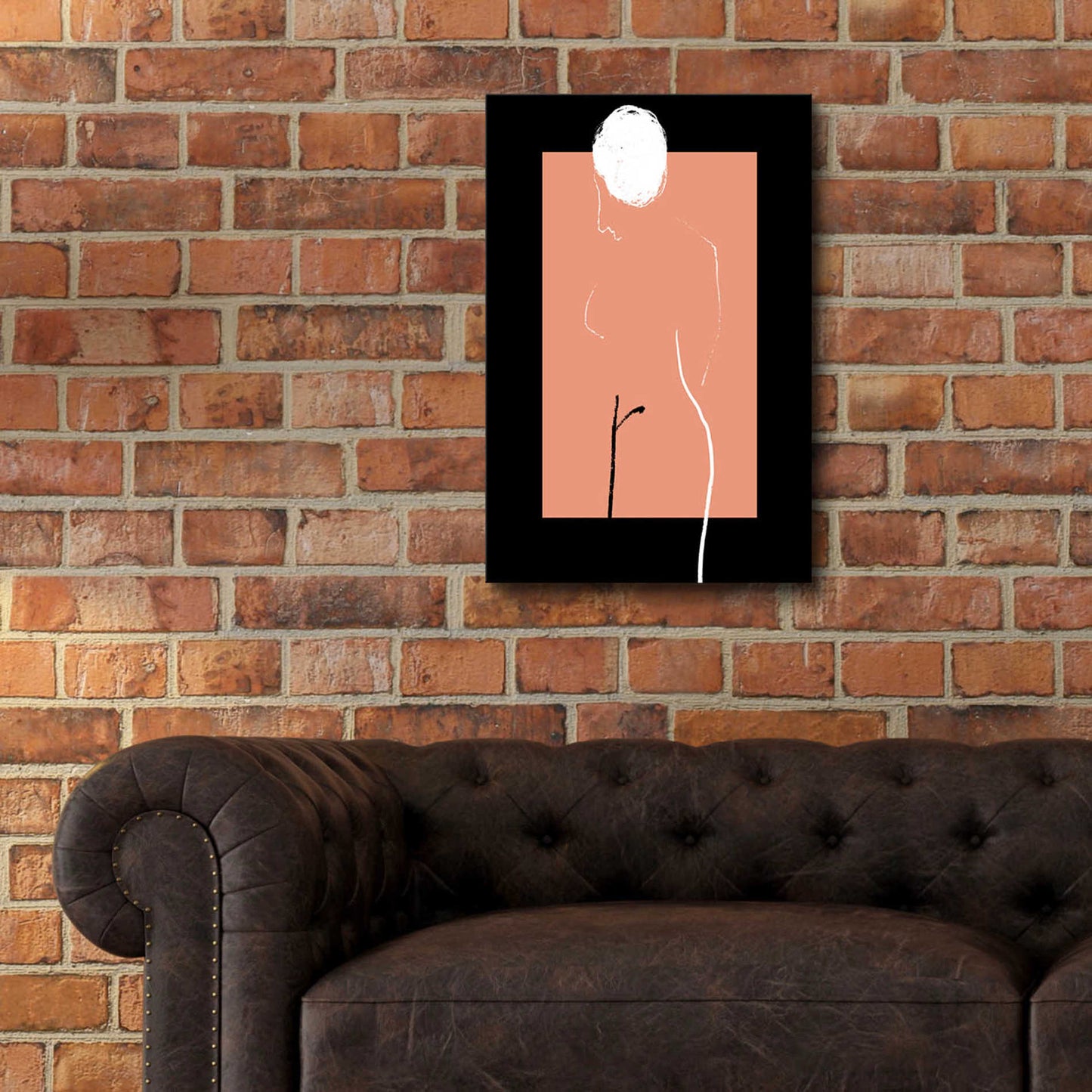 Epic Art 'Artistic Nude' by Cesare Bellassai, Acrylic Glass Wall Art,16x24