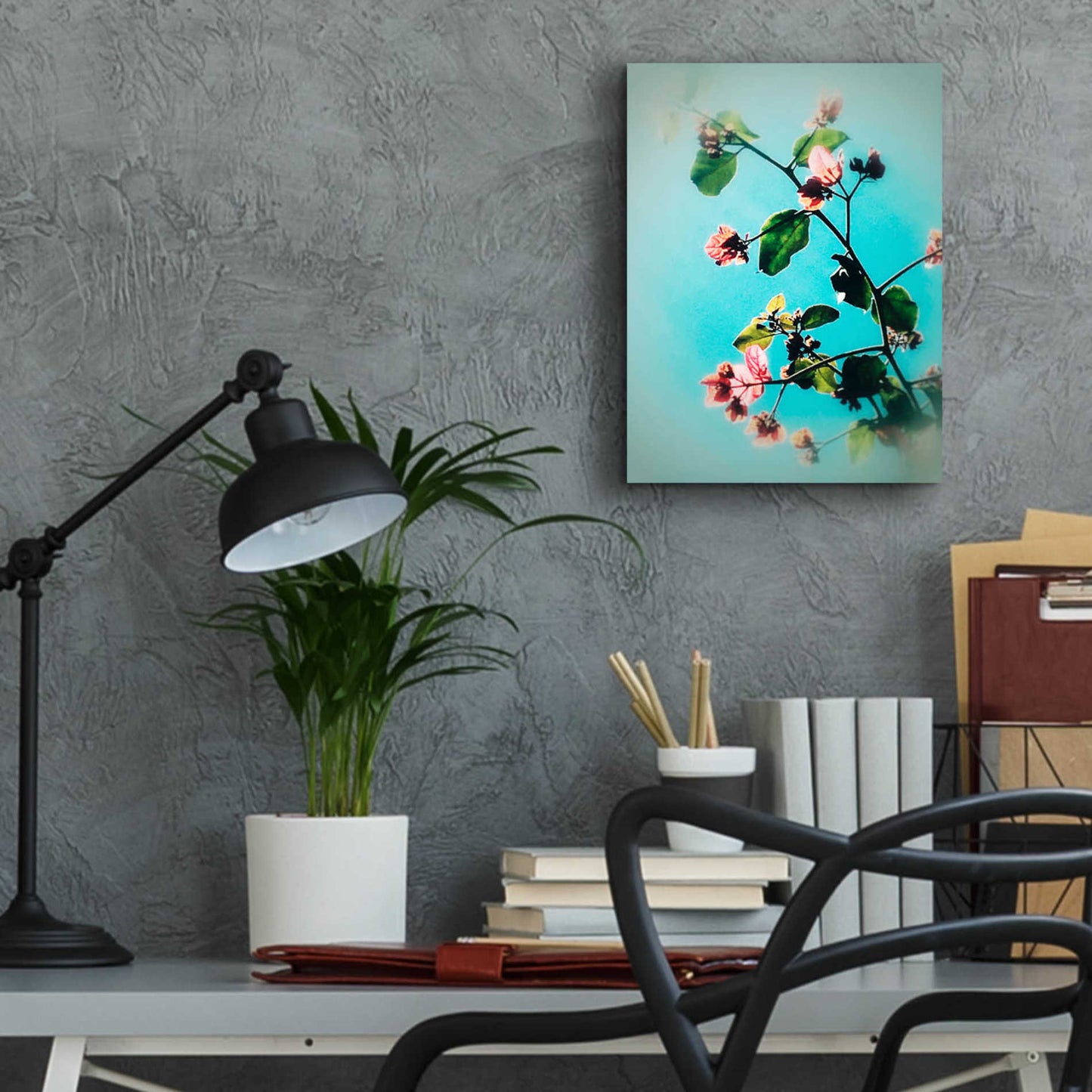 Epic Art 'Bloom & Beauty' by Cesare Bellassai, Acrylic Glass Wall Art,12x16