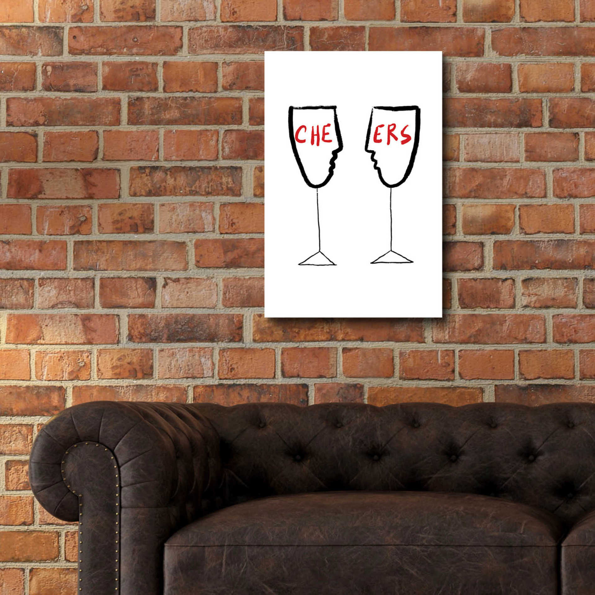 Epic Art 'Cheers' by Cesare Bellassai, Acrylic Glass Wall Art,16x24