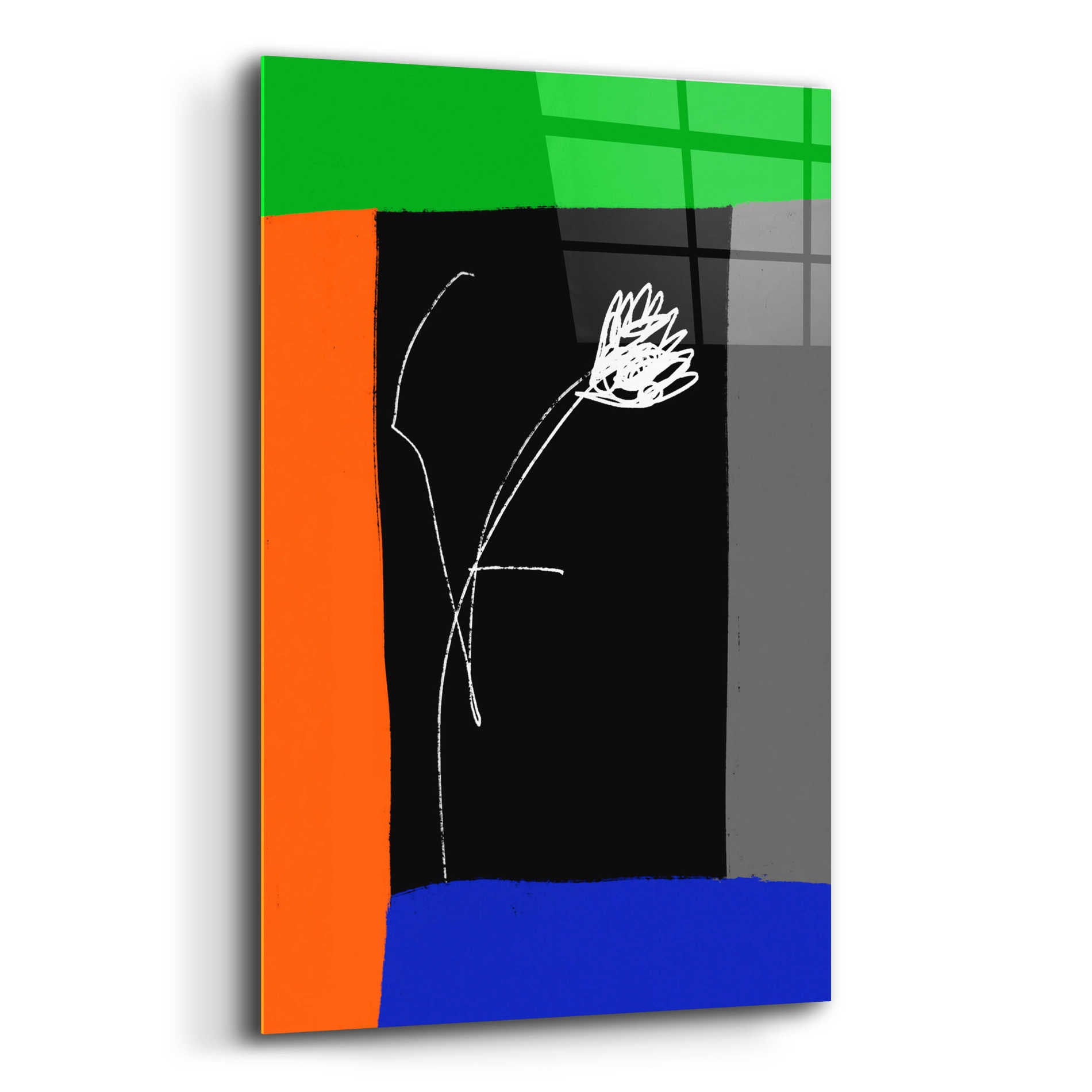 Epic Art 'Flower Of Freedom' by Cesare Bellassai, Acrylic Glass Wall Art,12x16