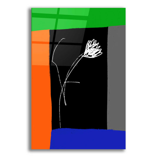 Epic Art 'Flower Of Freedom' by Cesare Bellassai, Acrylic Glass Wall Art,12x18x1.1x0,18x26x1.1x0,26x40x1.74x0,40x60x1.74x0