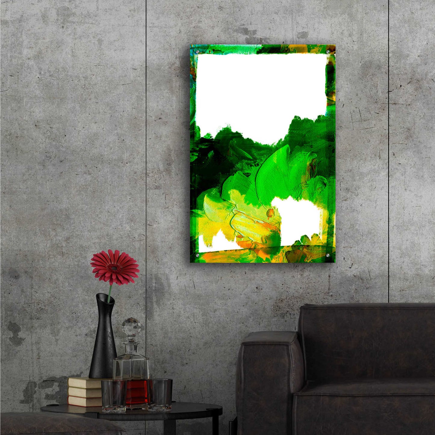 Epic Art 'Inside The Forest' by Cesare Bellassai, Acrylic Glass Wall Art,24x36