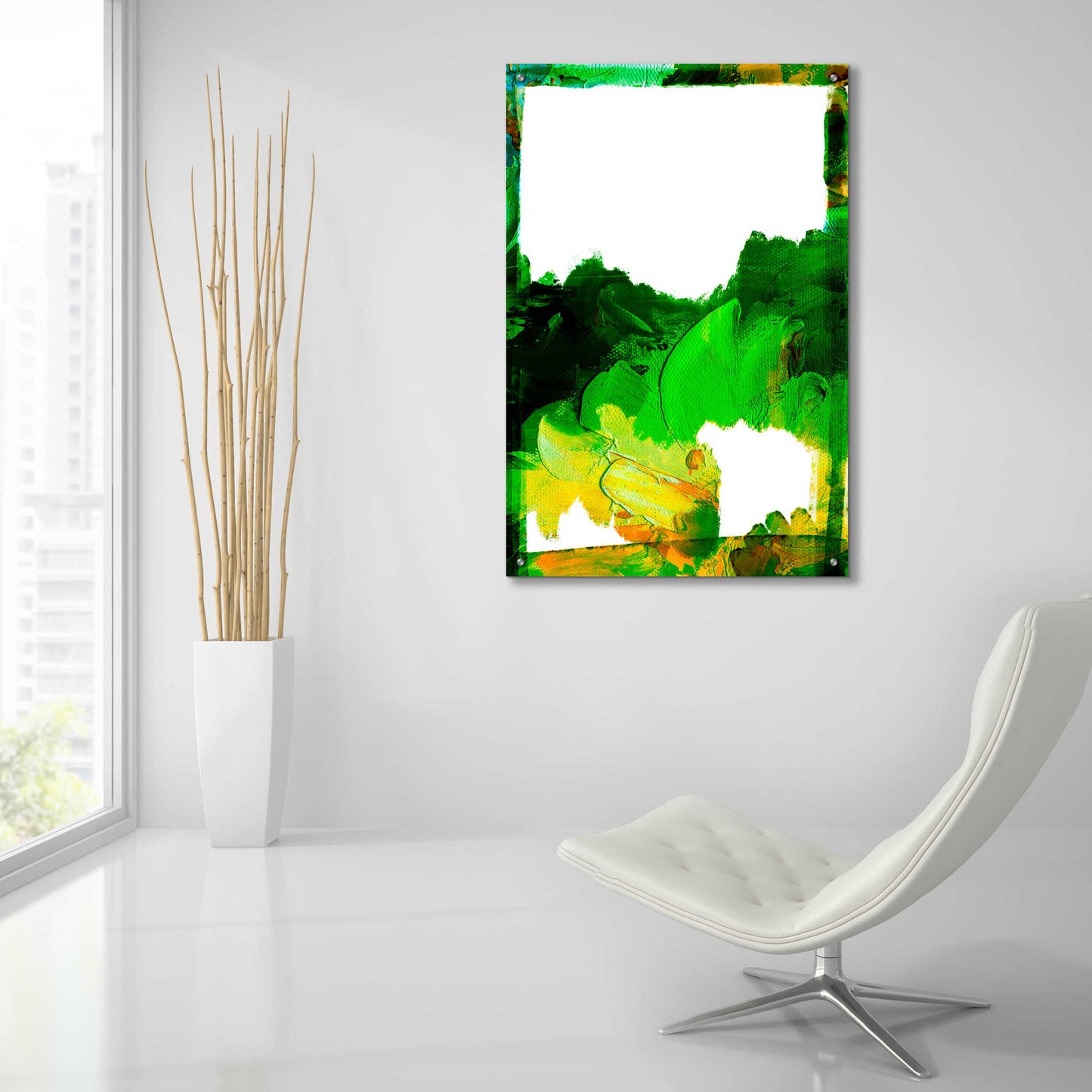 Epic Art 'Inside The Forest' by Cesare Bellassai, Acrylic Glass Wall Art,24x36