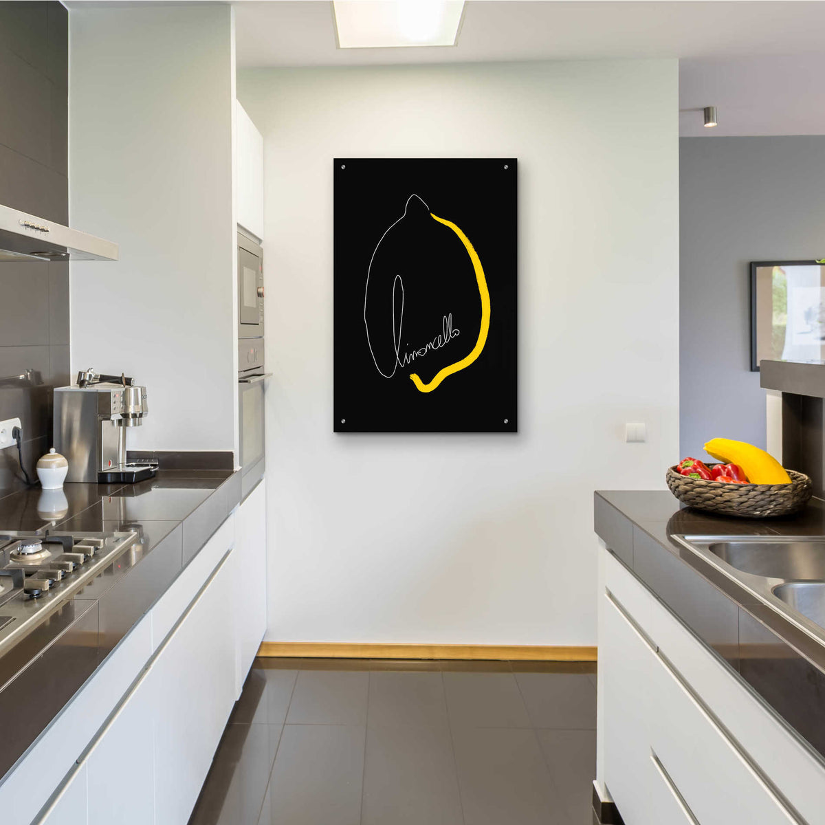 Epic Art 'Limoncello' by Cesare Bellassai, Acrylic Glass Wall Art,24x36