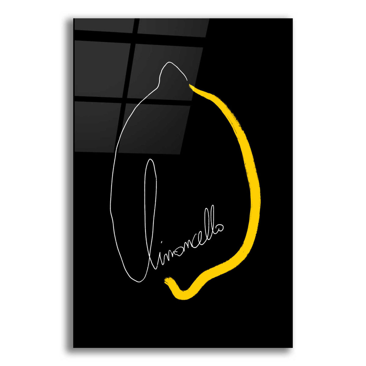 Epic Art 'Limoncello' by Cesare Bellassai, Acrylic Glass Wall Art,12x18x1.1x0,18x26x1.1x0,26x40x1.74x0,40x60x1.74x0
