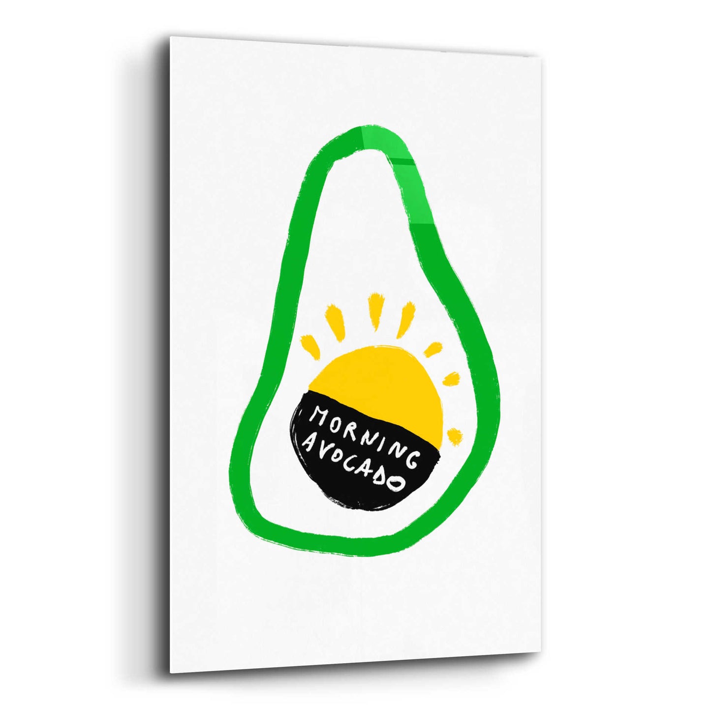 Epic Art 'Morning Avocado' by Cesare Bellassai, Acrylic Glass Wall Art,12x16