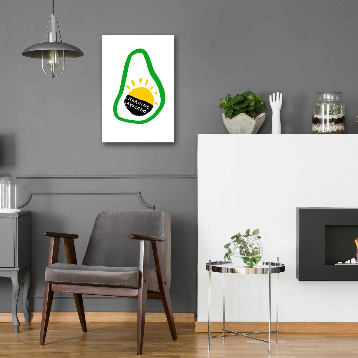 Epic Art 'Morning Avocado' by Cesare Bellassai, Acrylic Glass Wall Art,16x24