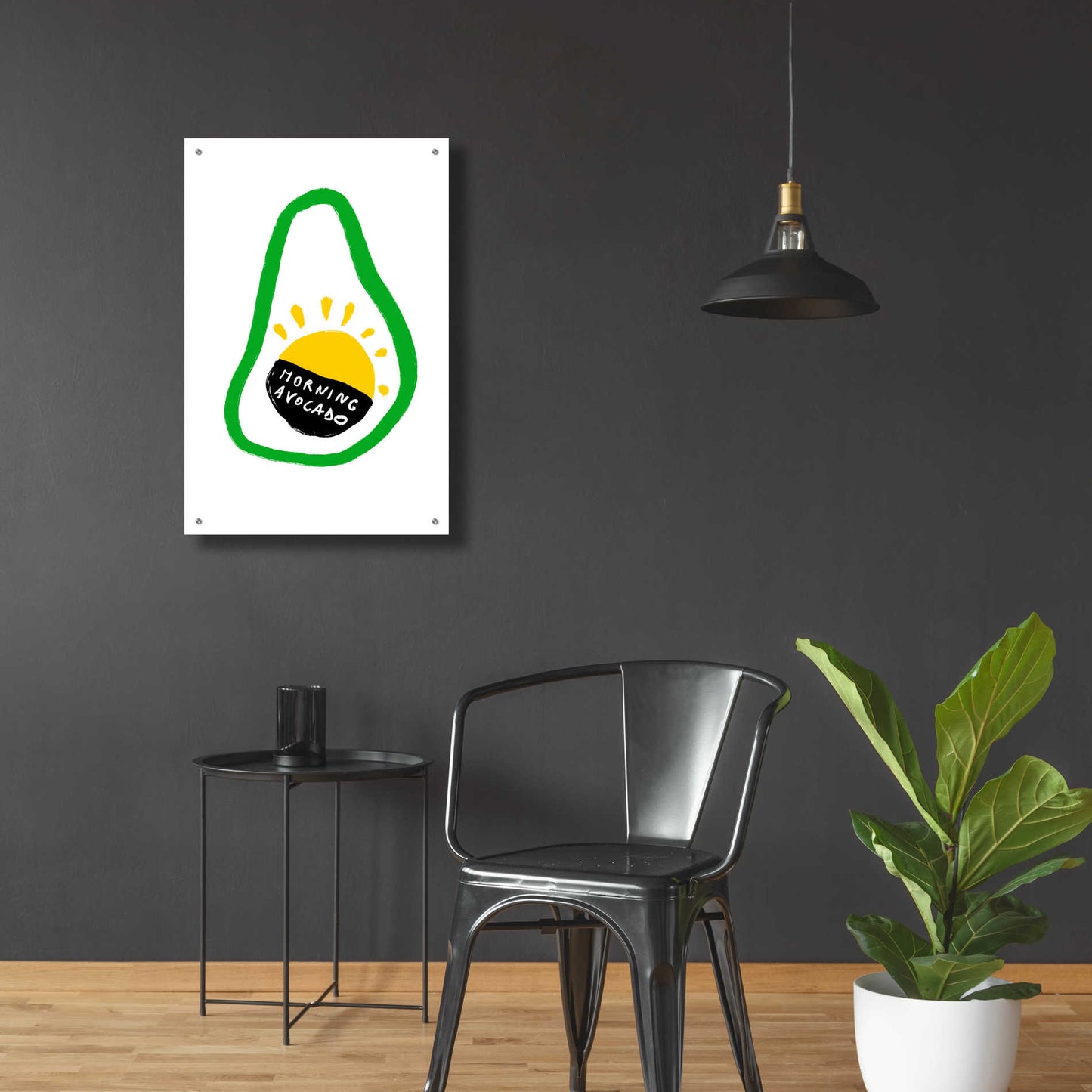 Epic Art 'Morning Avocado' by Cesare Bellassai, Acrylic Glass Wall Art,24x36