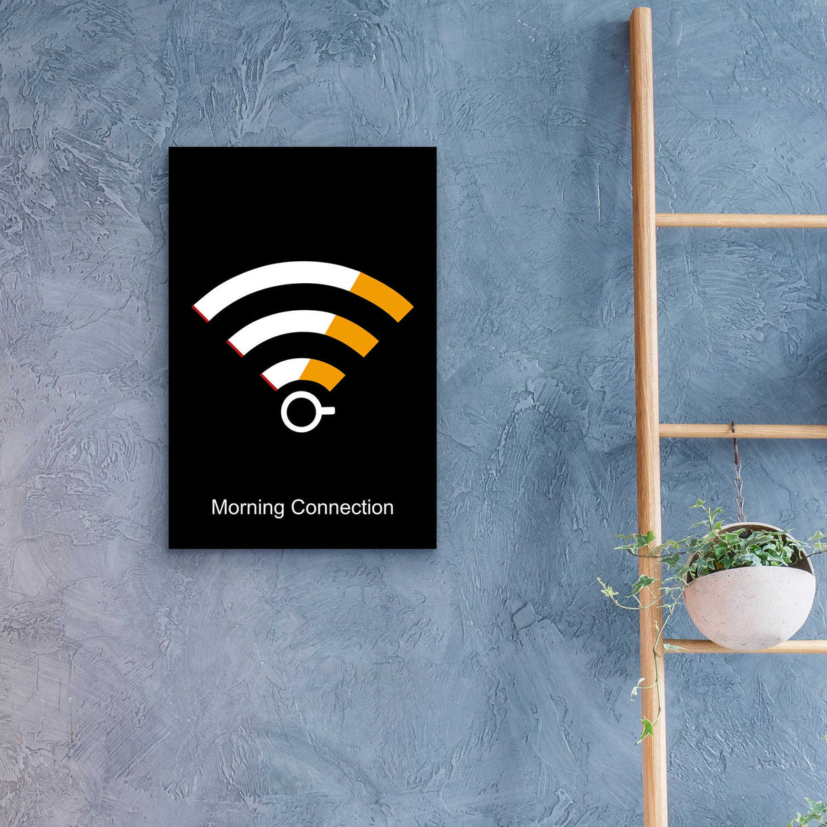 Epic Art 'Morning Connection' by Cesare Bellassai, Acrylic Glass Wall Art,16x24