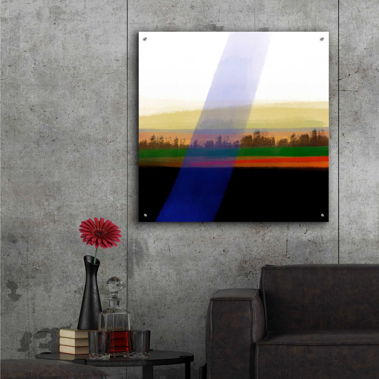 Epic Art 'Morning Thought' by Cesare Bellassai, Acrylic Glass Wall Art,36x36