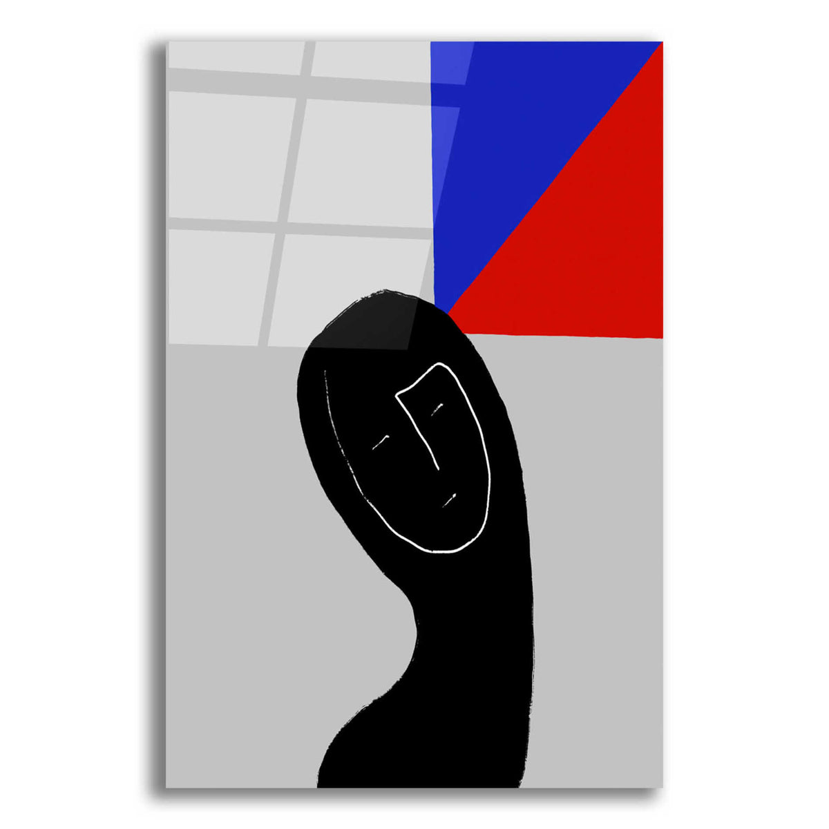 Epic Art 'Square Thought' by Cesare Bellassai, Acrylic Glass Wall Art,12x18x1.1x0,18x26x1.1x0,26x40x1.74x0,40x60x1.74x0