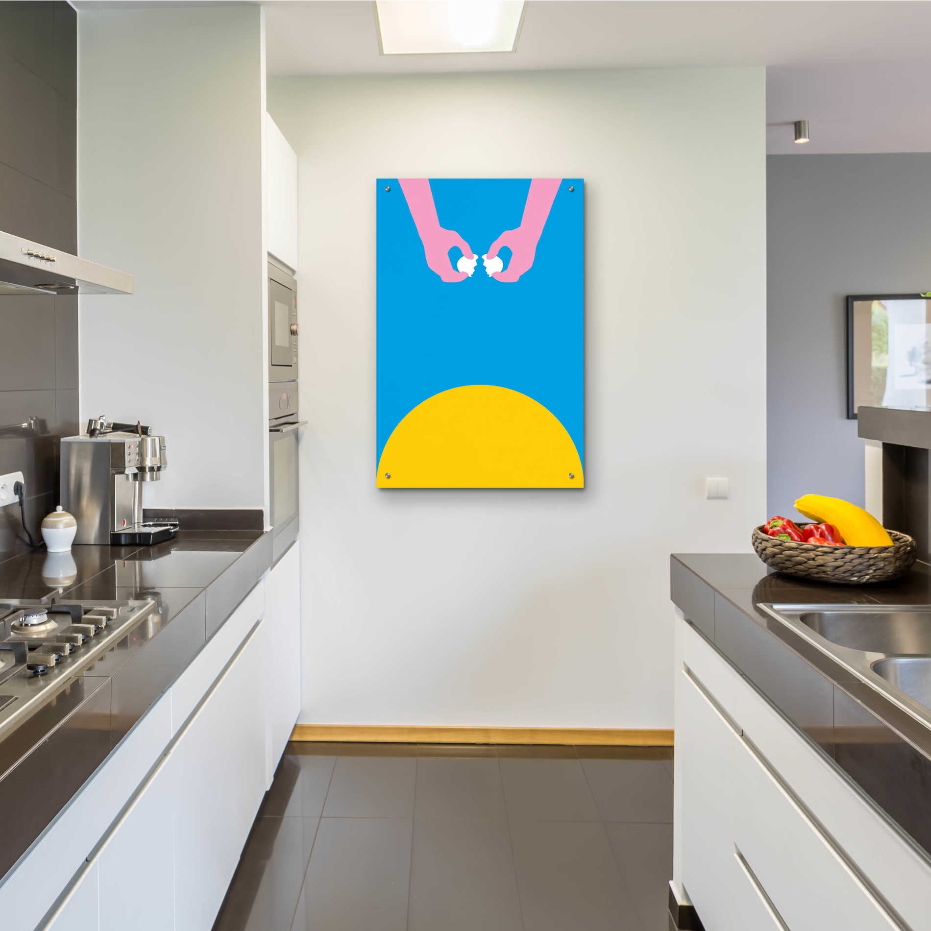 Epic Art 'Sunrise with Breakfast' by Cesare Bellassai, Acrylic Glass Wall Art,24x36